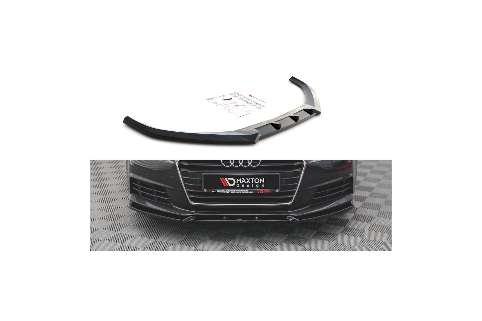 Splitter Przedni V.1 Audi A4 B9