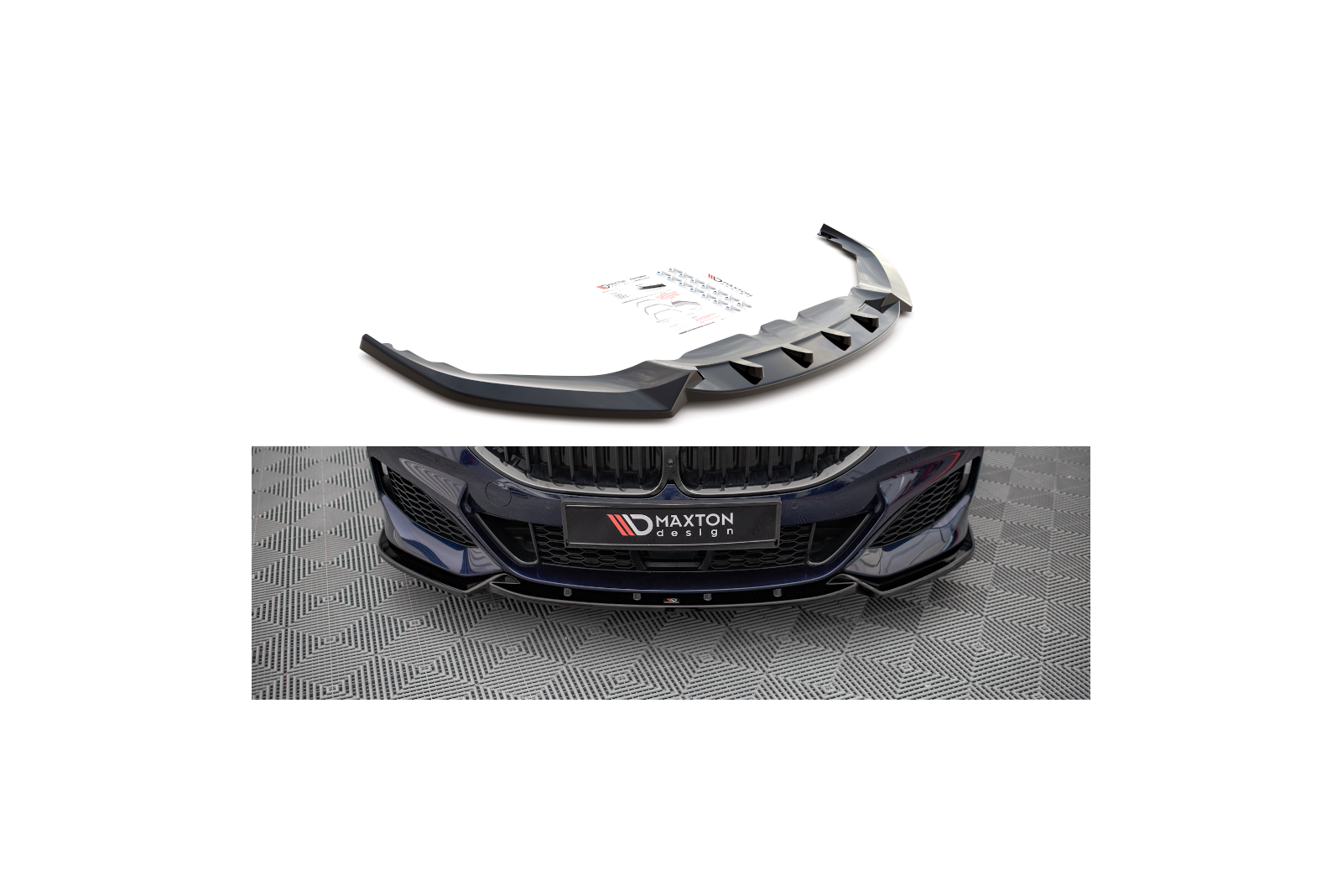 Splitter Przedni V.3 BMW 8 Coupe G15 / 8 Gran Coupe M-pack G16