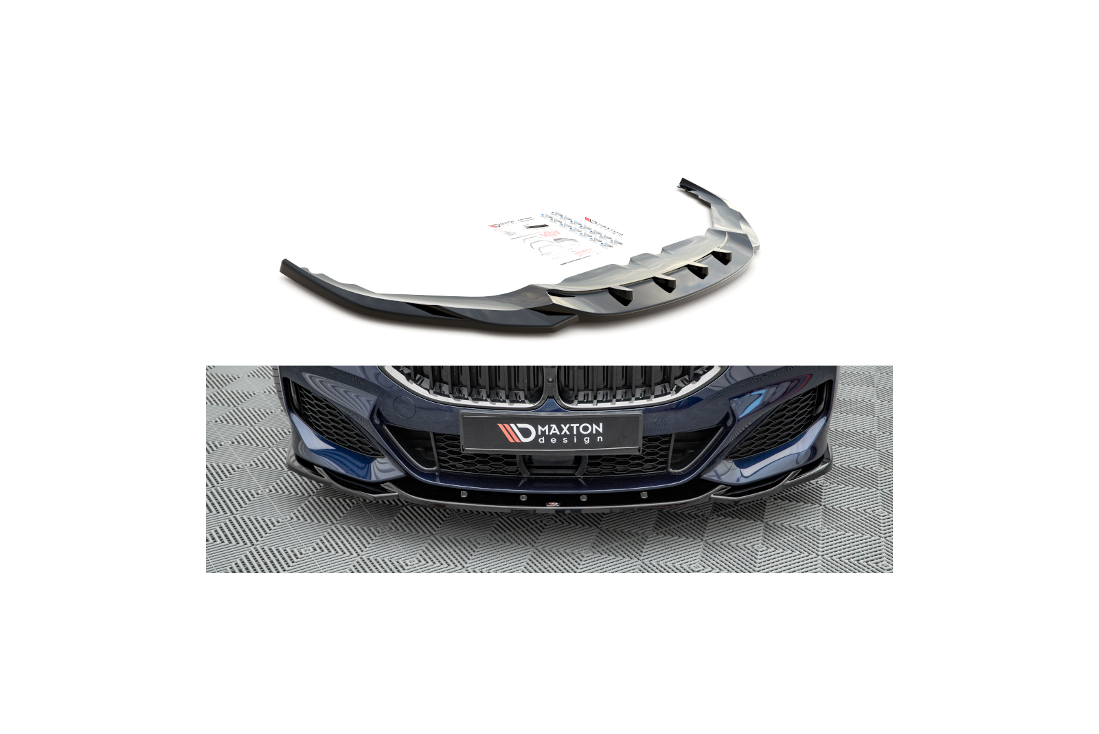 Splitter Przedni V.4 BMW 8 Coupe M-Pack G15 / 8 Gran Coupe M-Pack G16