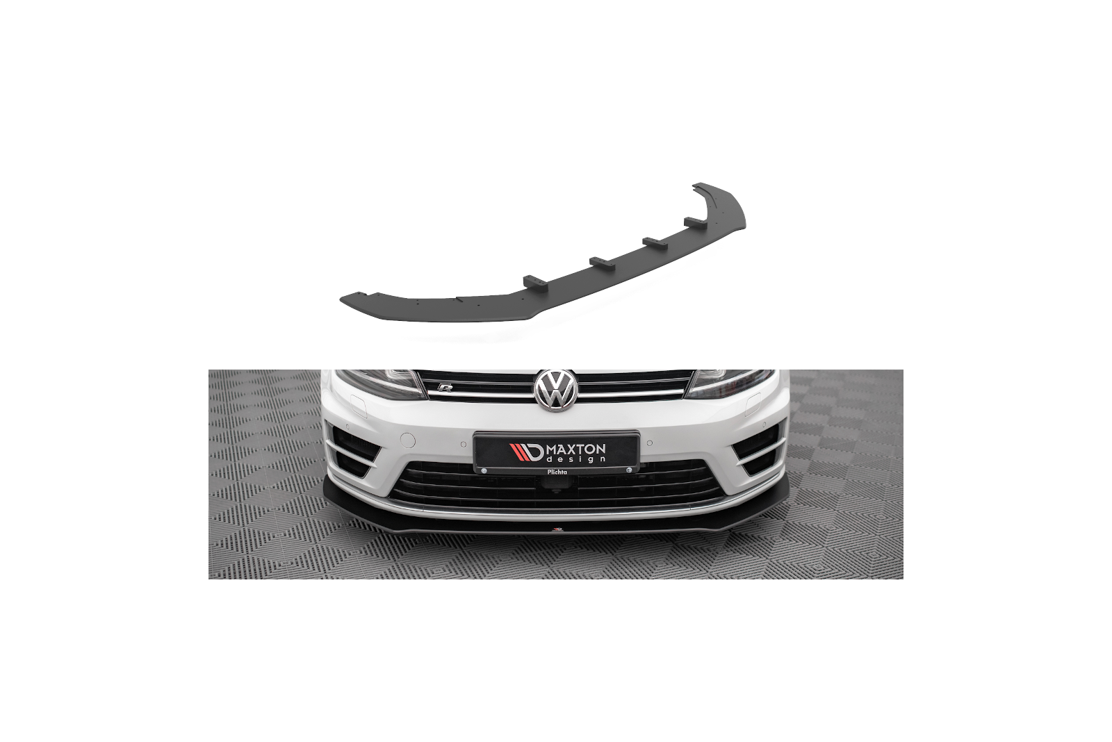 Splitter Przedni Street Pro  V.1 Volkswagen Golf R Mk7