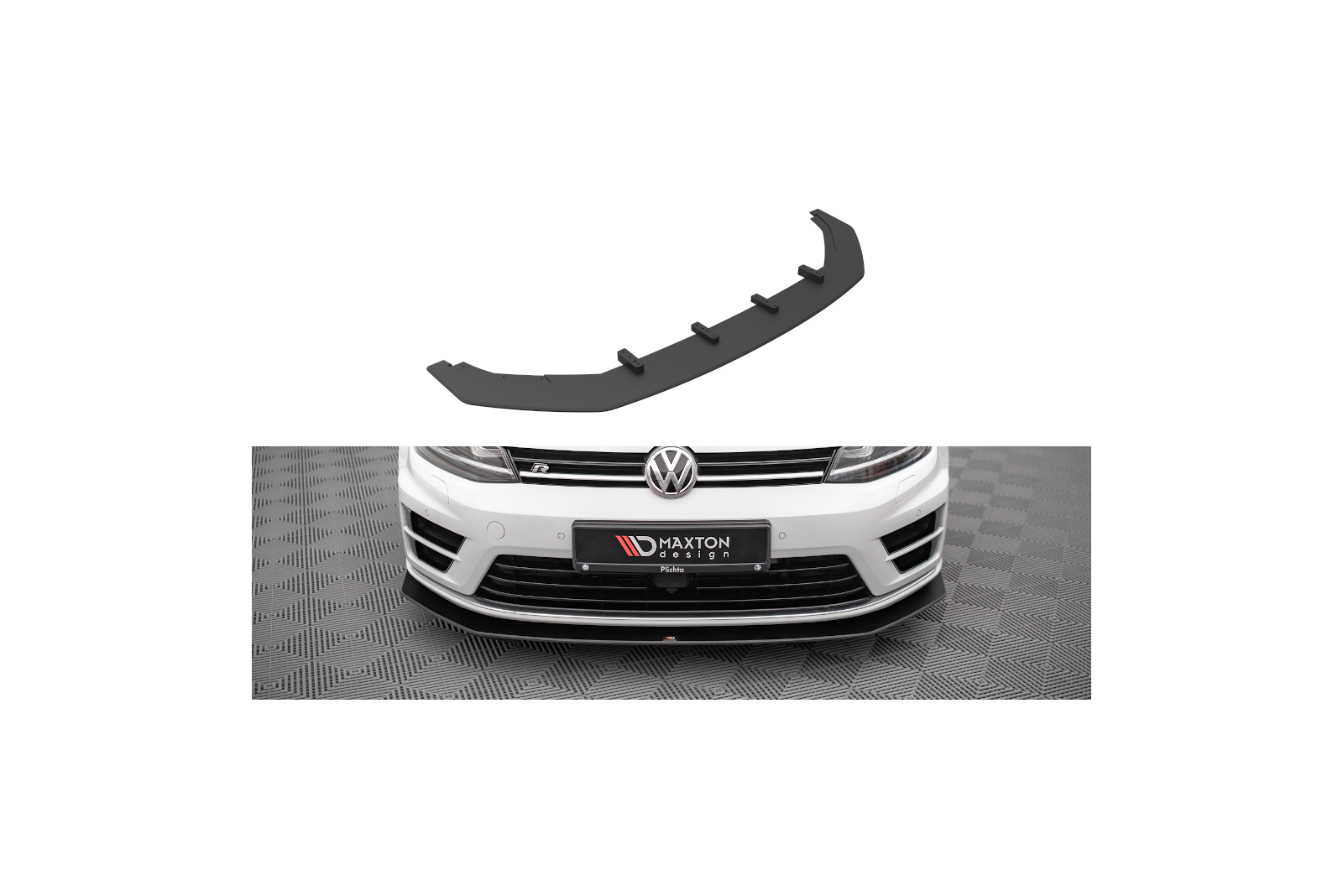 Splitter Przedni Street Pro  V.2 Volkswagen Golf R Mk7