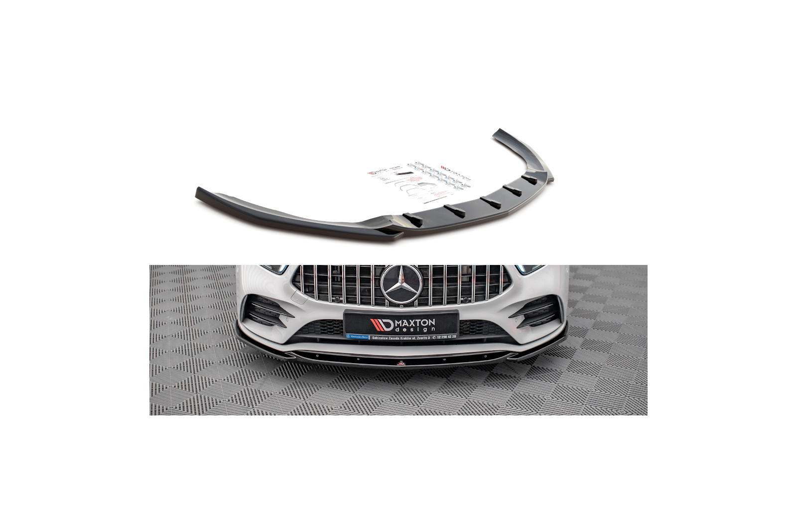 Splitter Przedni V.5 Mercedes A35 AMG / AMG-Line W177 