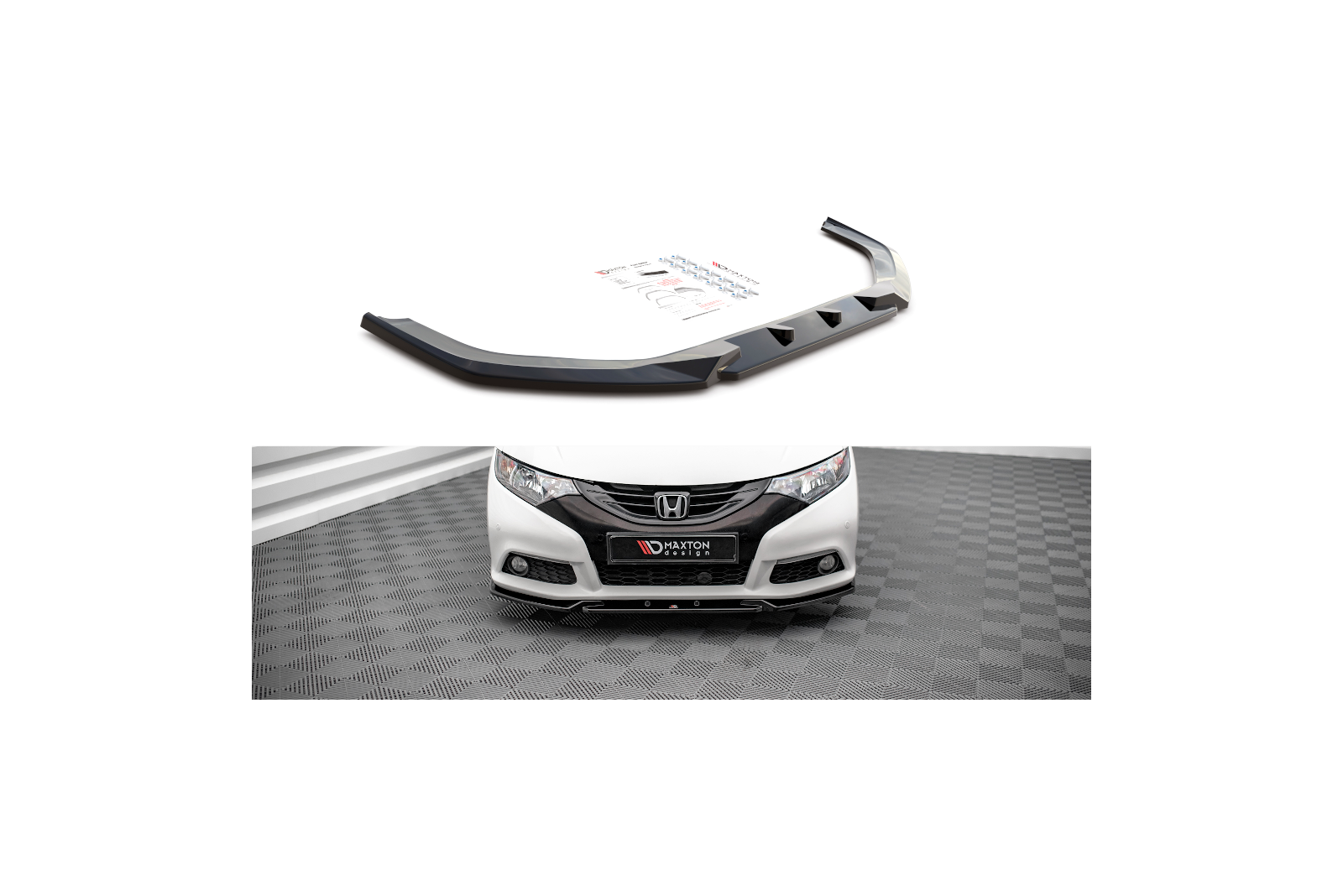 Splitter Przedni V.2 Honda Civic Mk9