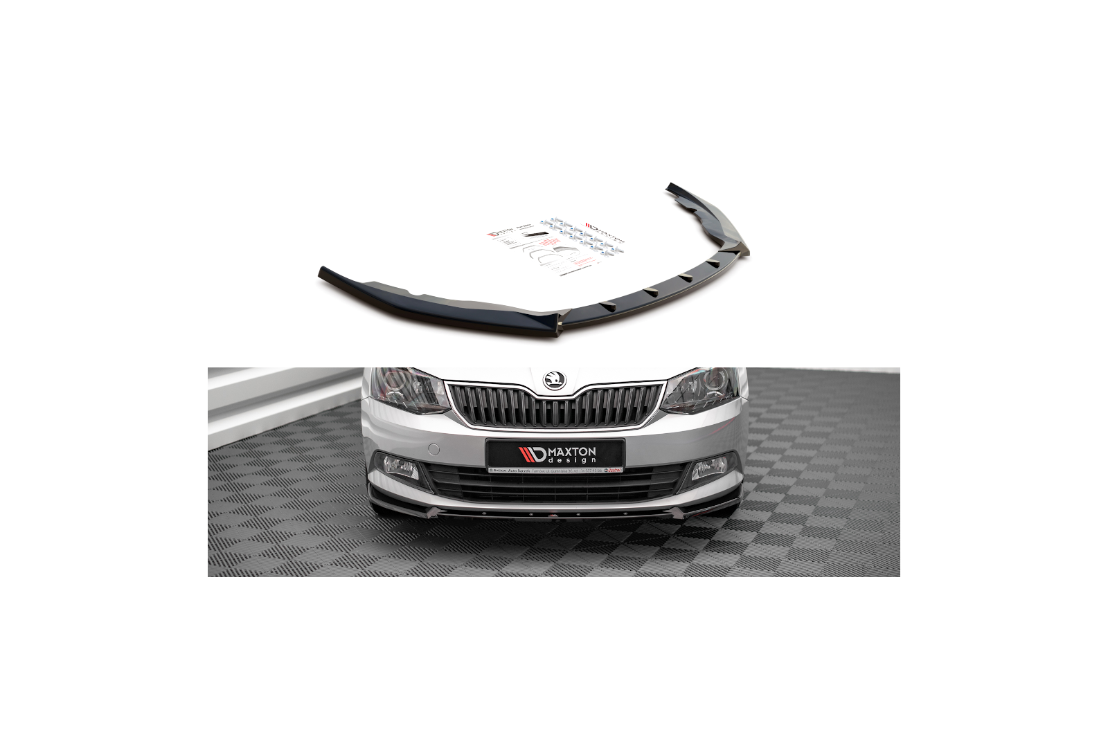 Splitter Przedni V.1 Skoda Fabia Mk3