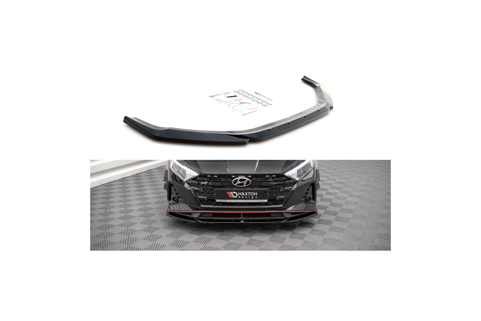 Splitter Przedni V.3 Hyundai I20 N Mk3