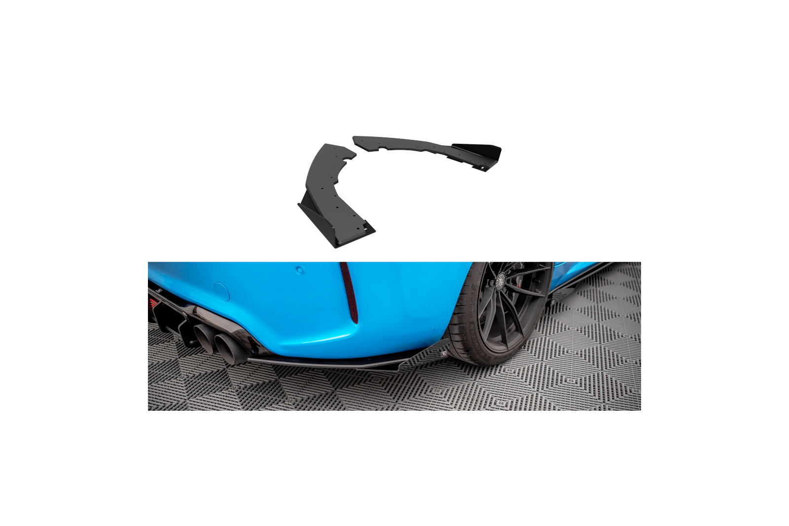 Splittery Tylne Boczne Street Pro + Flaps BMW M2 F87