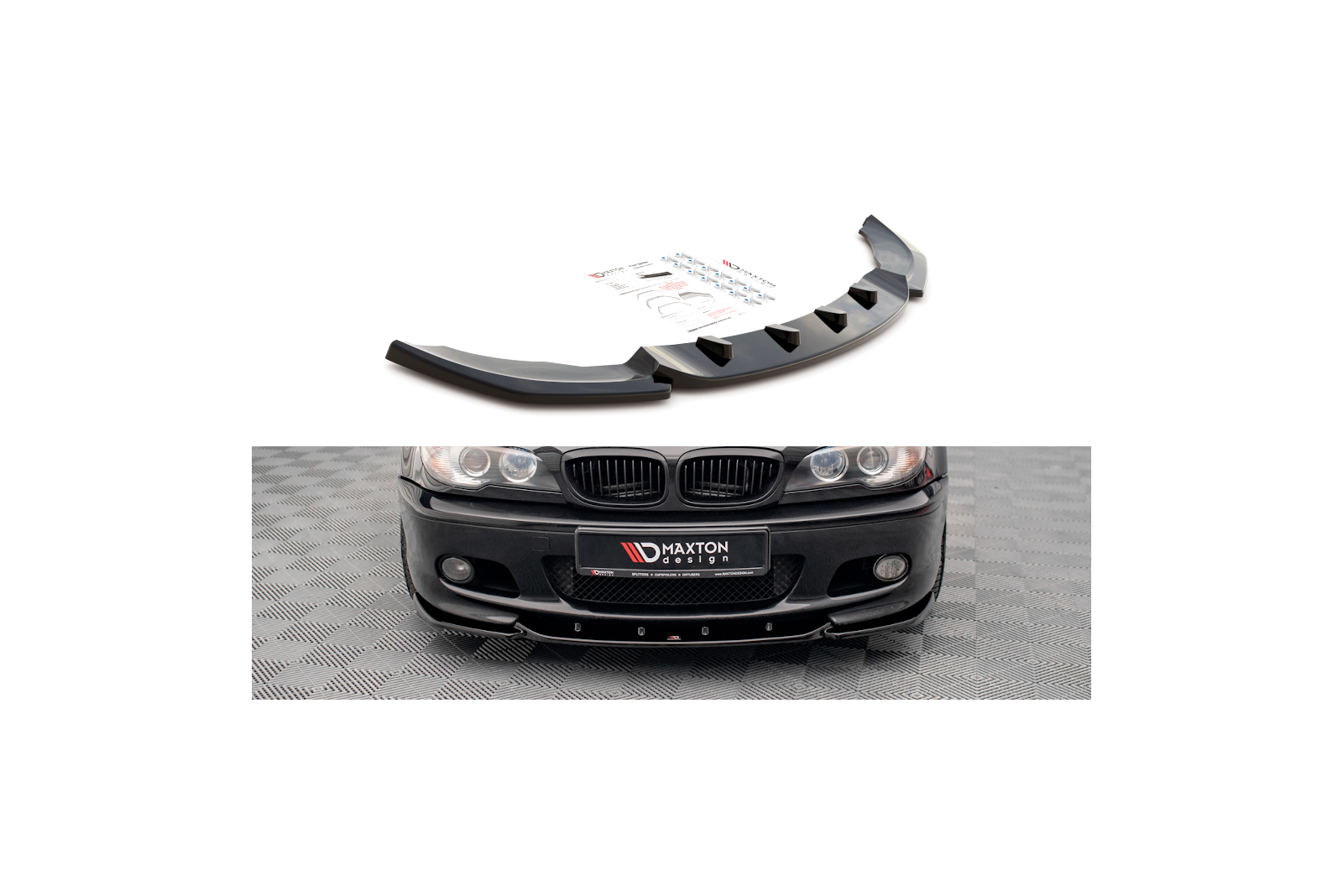 Splitter Przedni V.2 BMW 3 Coupe M-Pack E46