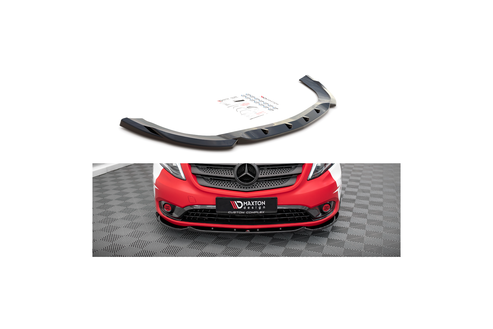 Splitter Przedni V.1 Mercedes-Benz Vito W447 Facelift