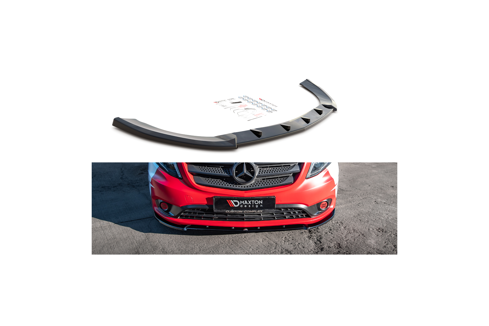 Splitter Przedni V.2 Mercedes-Benz Vito W447 Facelift