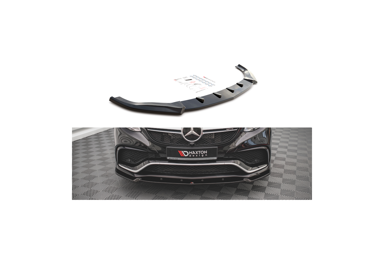 Splitter Przedni V.1 Mercedes-Benz GLE Coupe 63AMG C292