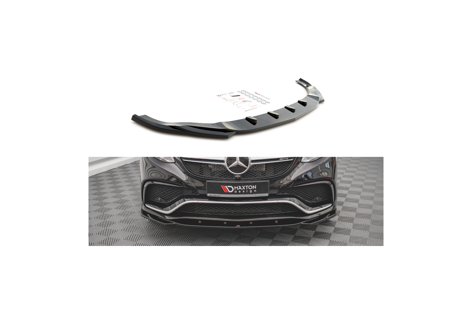 Splitter Przedni V.2 Mercedes-Benz GLE Coupe 63AMG C292