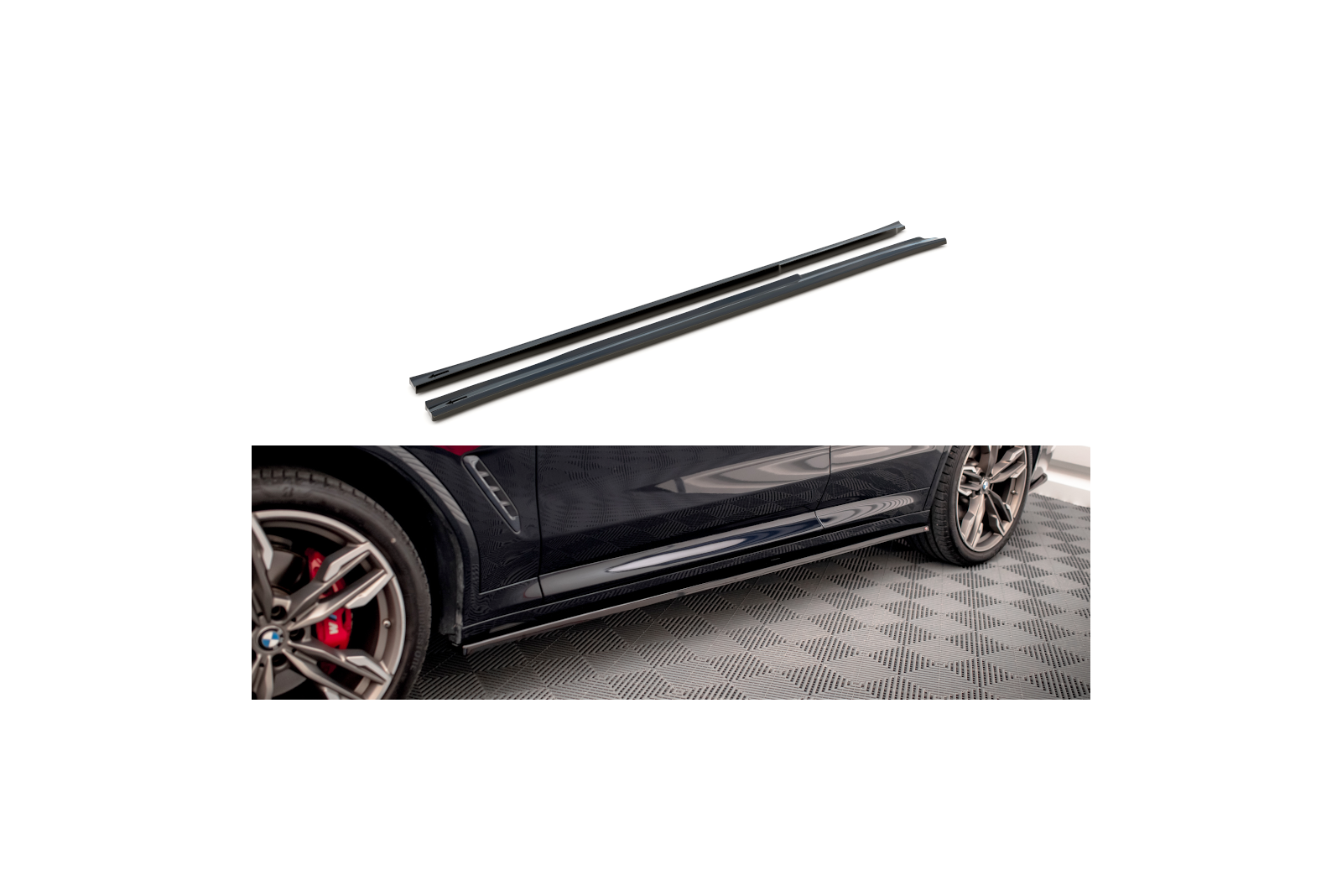 SIDE SKIRTS DIFFUSERS BMW X3 G01 M-PACK