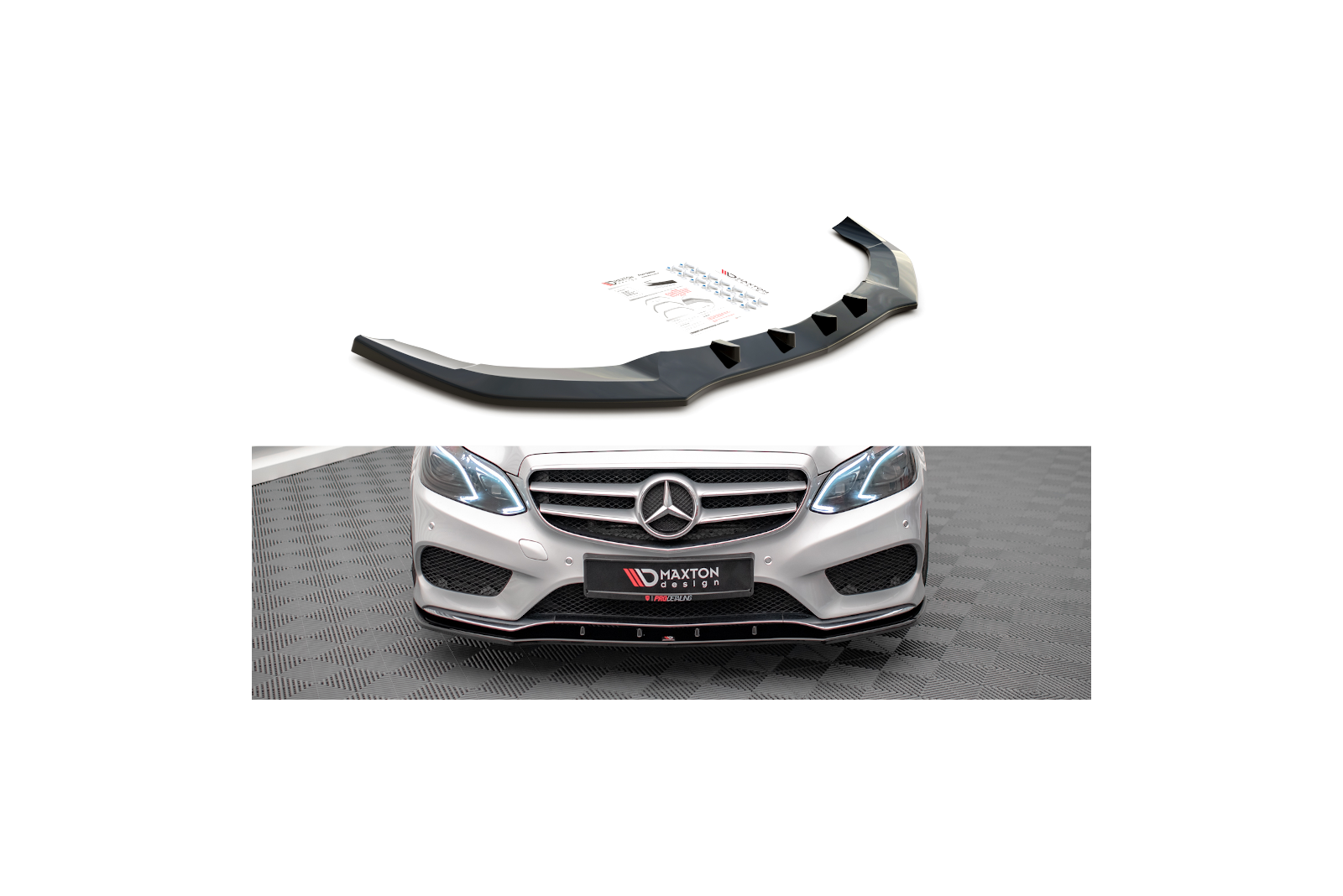 Splitter Przedni V.1 Mercedes-Benz E AMG-Line Sedan W212 Facelift