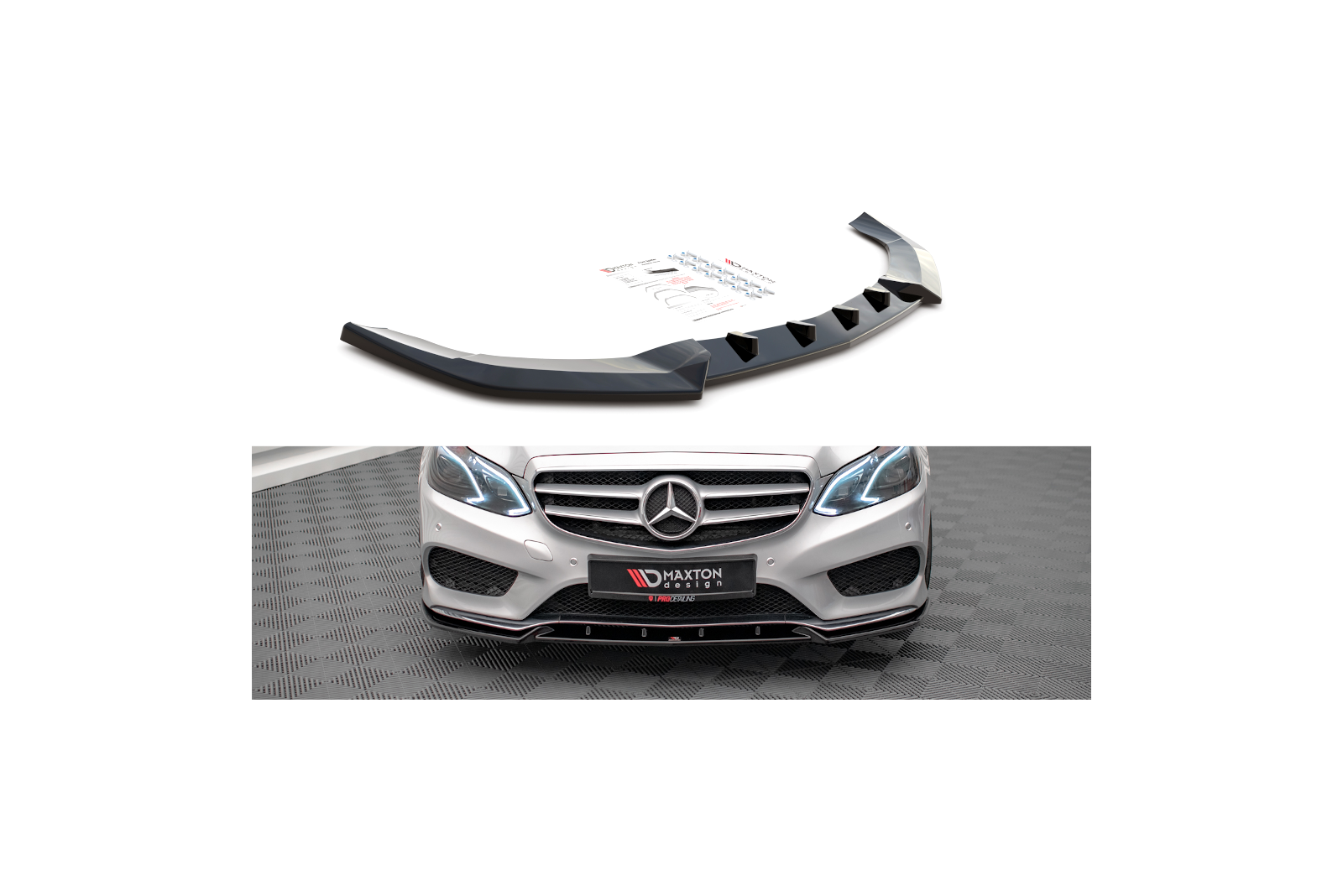 Splitter Przedni V.2 Mercedes-Benz E AMG-Line Sedan W212 Facelift