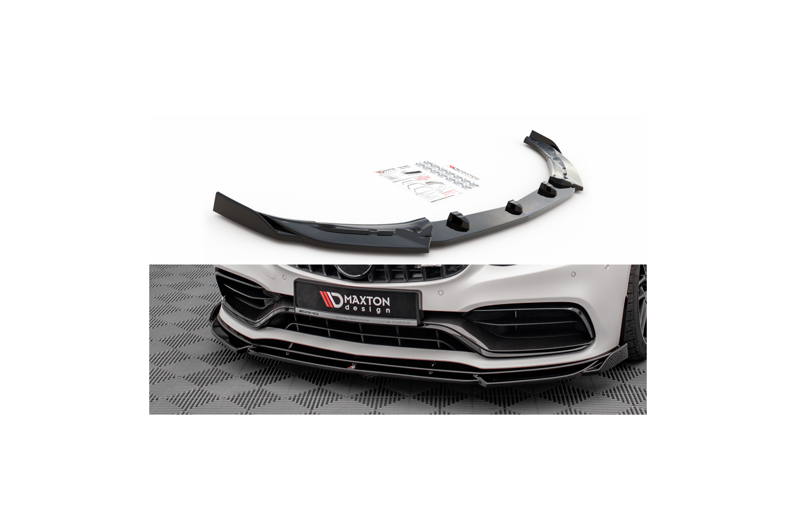 Splitter Przedni V.2 Mercedes-AMG C63 Coupe AMG Aero Pack C205 Facelift