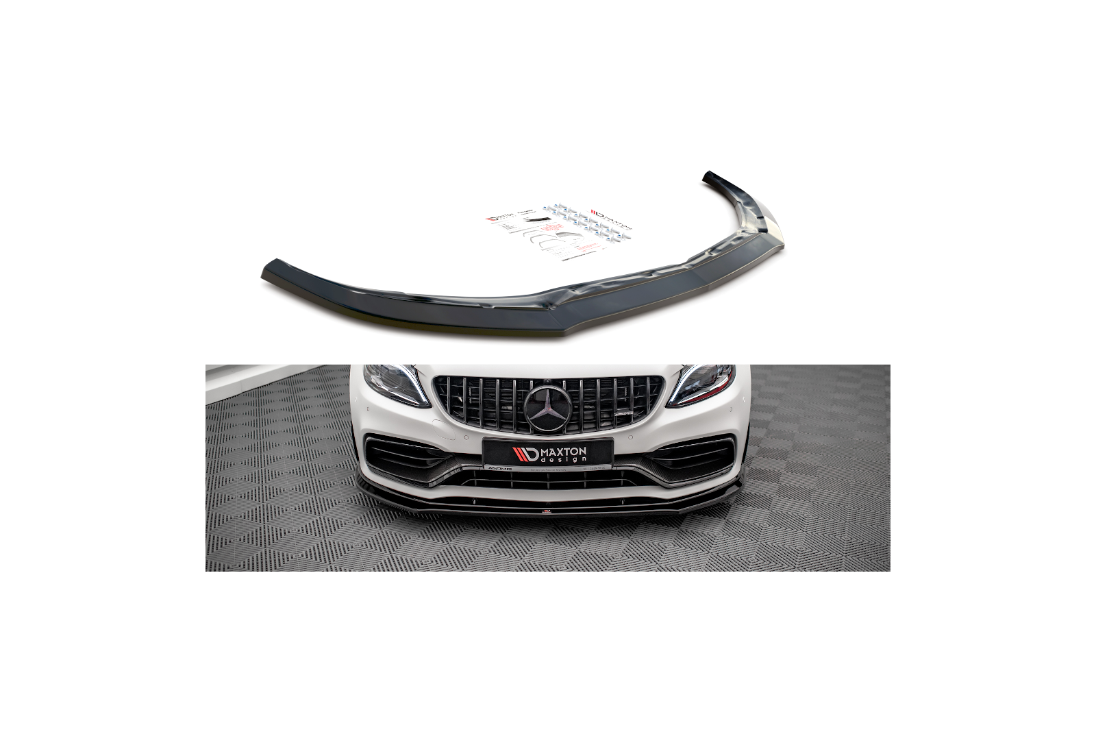 Splitter Przedni V.3 Mercedes-AMG C63 Coupe AMG Aero Pack C205 Facelift