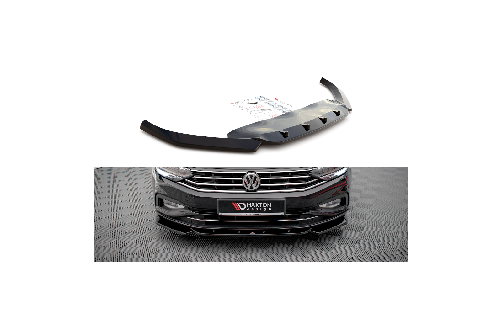 Splitter Przedni V.1 Volkswagen Passat B8 Facelift