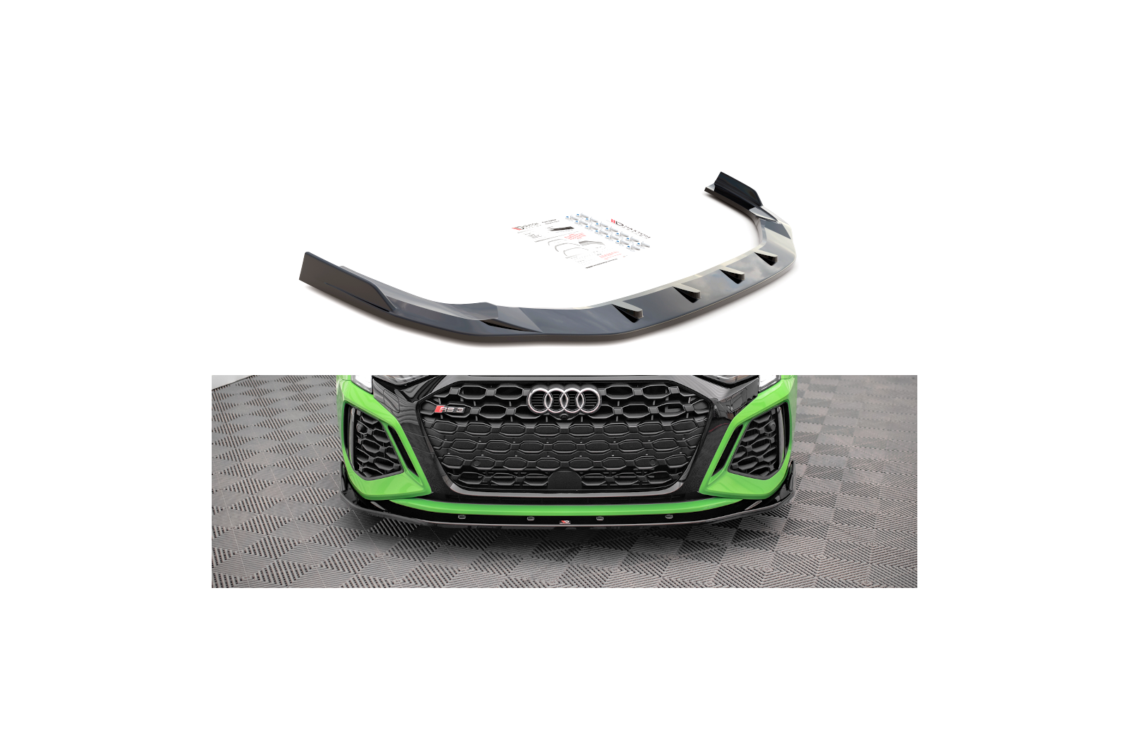 Splitter Przedni V.2 Audi RS3 8Y