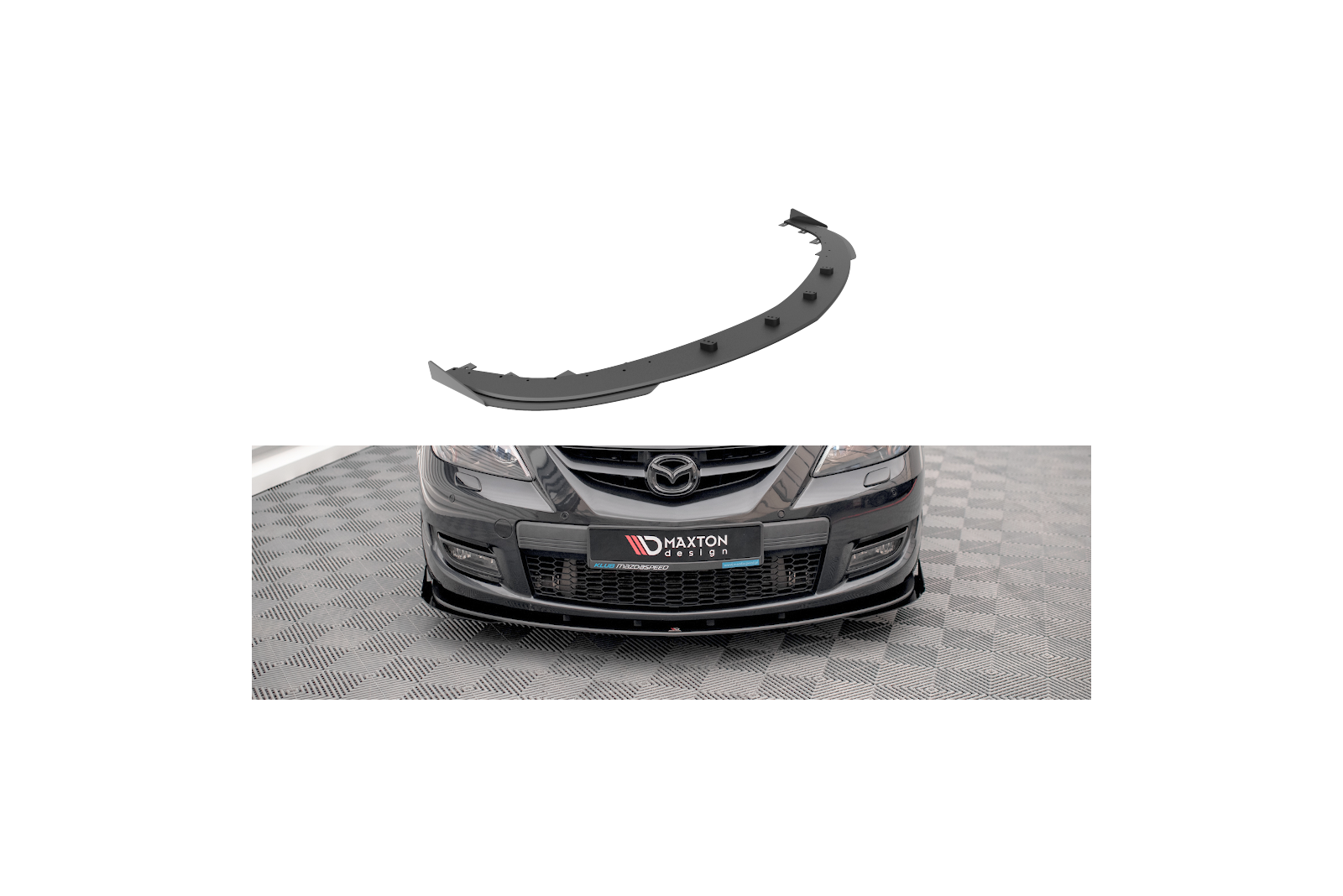 Splitter Przedni Street Pro V.1  + Flaps Mazda 3 MPS Mk1