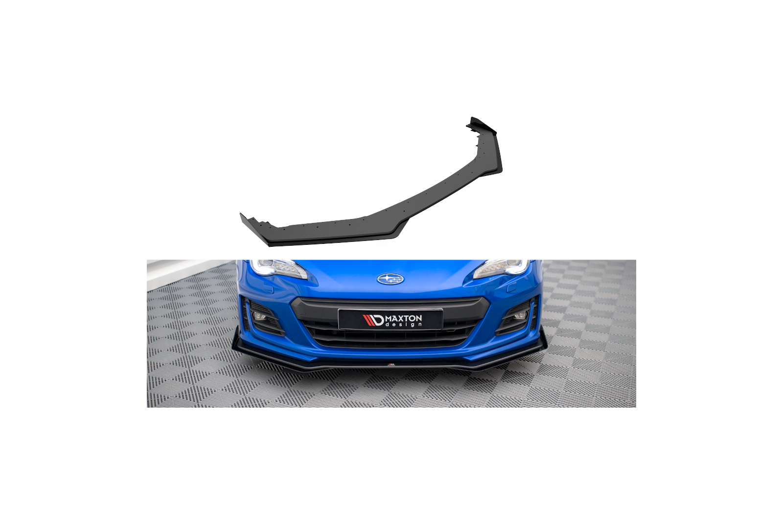 Splitter Przedni Street Pro V.1  + Flaps Subaru BRZ Mk1 Facelift