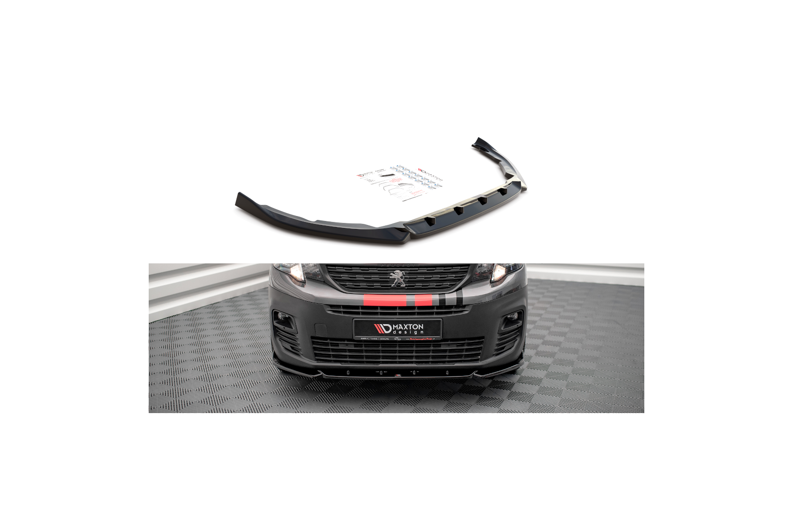 Splitter Przedni Peugeot Partner Mk3