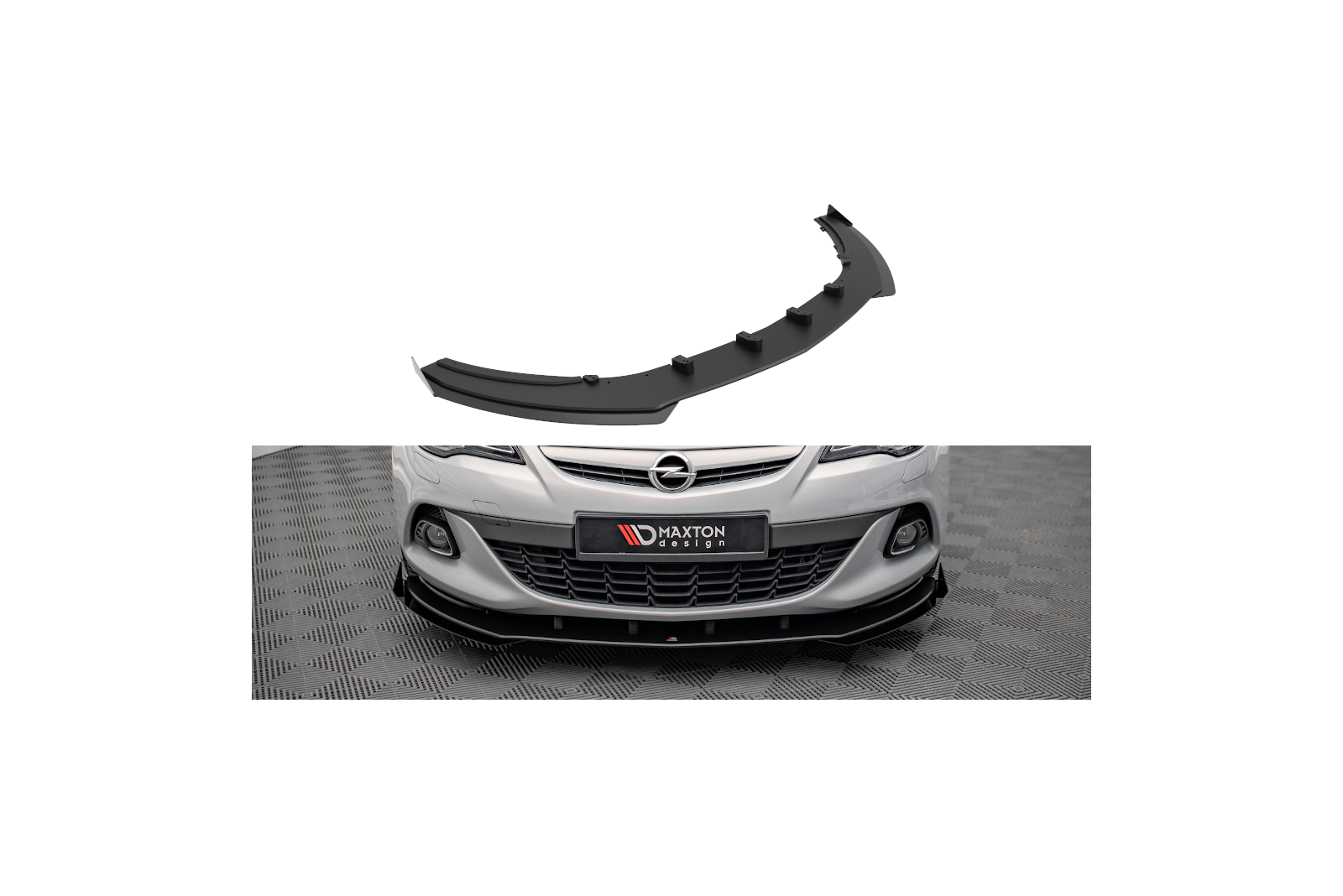 Splitter Przedni Street Pro V.1  + Flaps Opel Astra GTC OPC-Line J