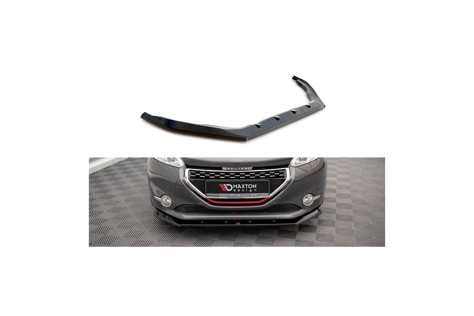 Splitter Przedni V.1 Peugeot 208 GTi Mk1