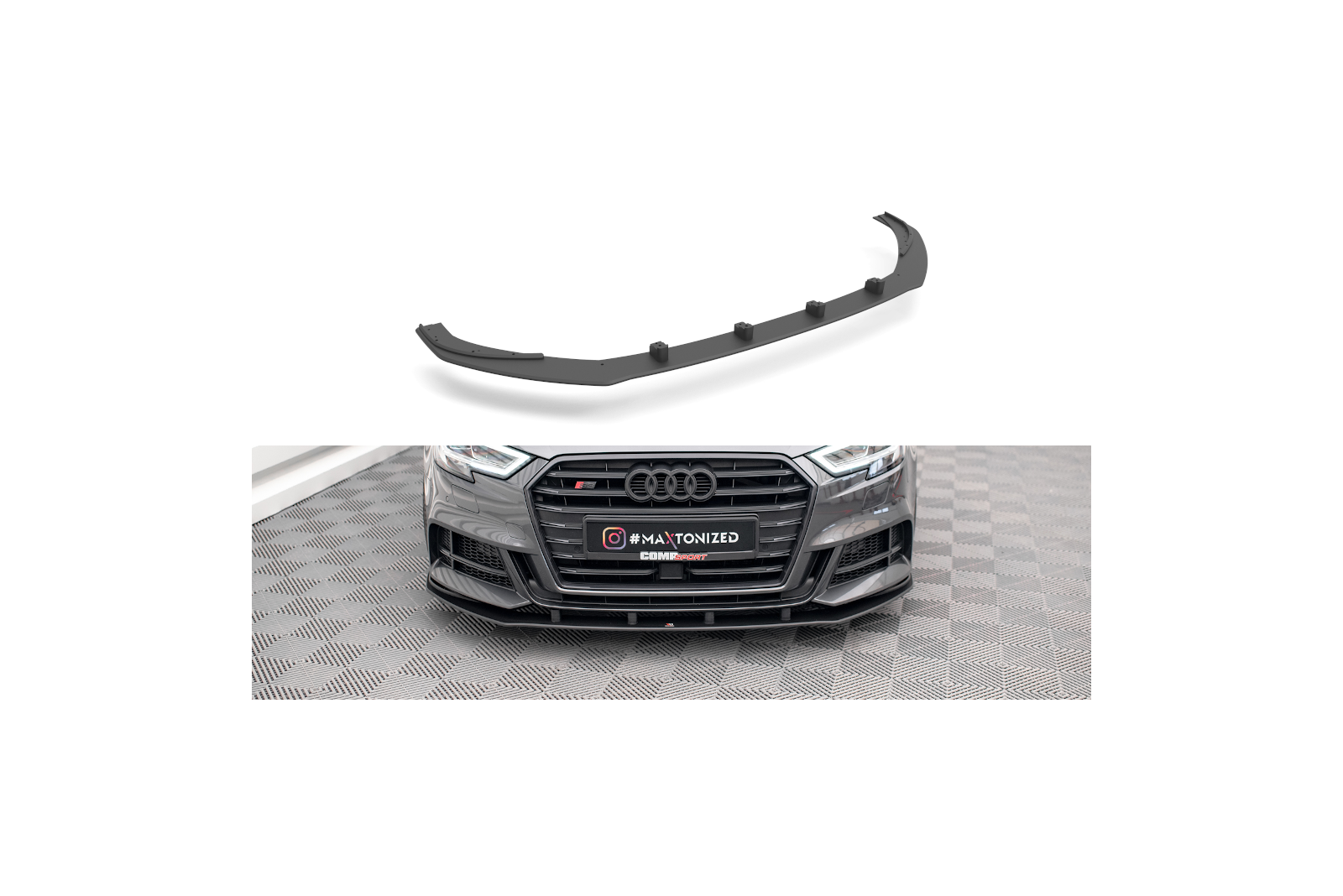 Splitter Przedni Street Pro Audi S3 Sportback 8V Facelift