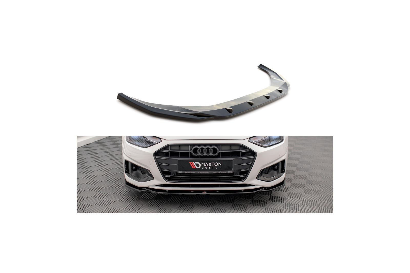 Splitter Przedni V.2 Audi A4 B9 Facelift