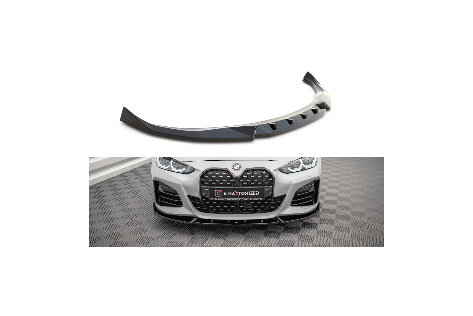 Splitter Przedni V.2 BMW 4 Gran Coupe M-Pack G26