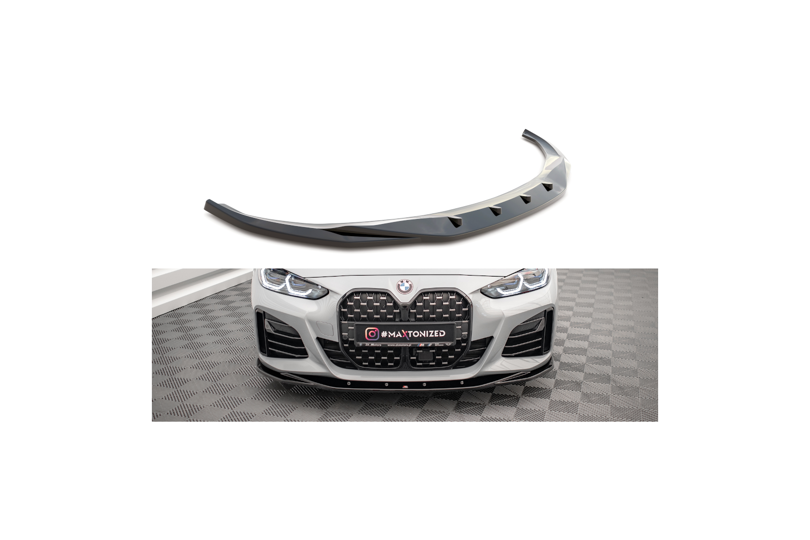 Splitter Przedni V.3 BMW 4 Gran Coupe M-Pack G26