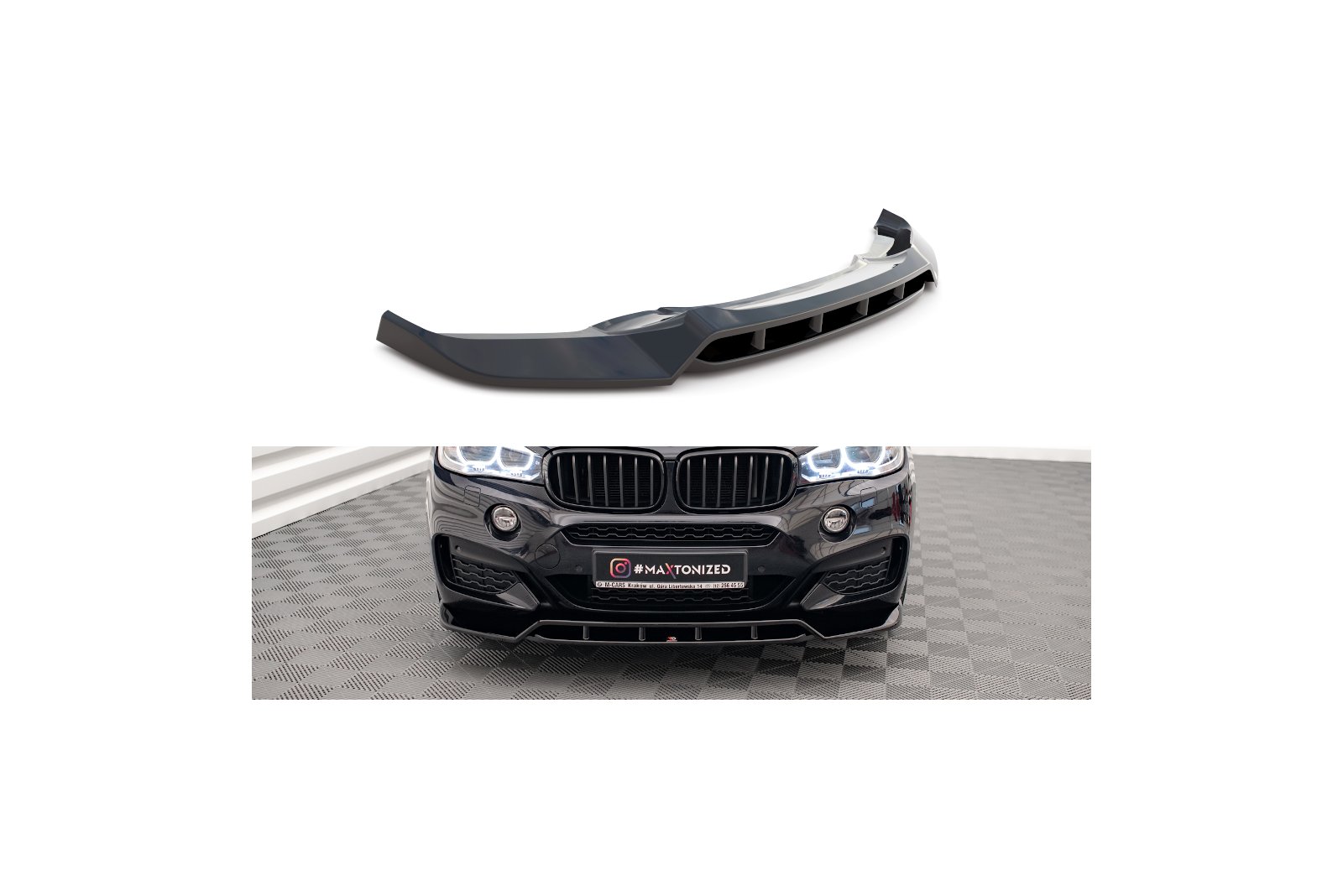 Splitter Przedni V.2 BMW X6 M-Pack F16