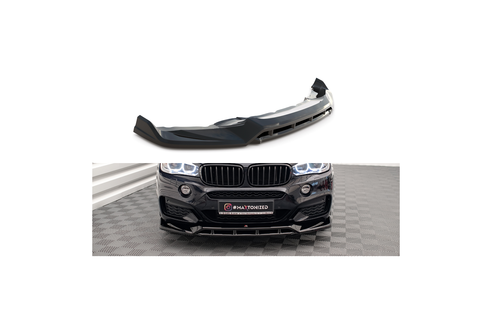 Splitter Przedni V.3 BMW X6 M-Pack F16