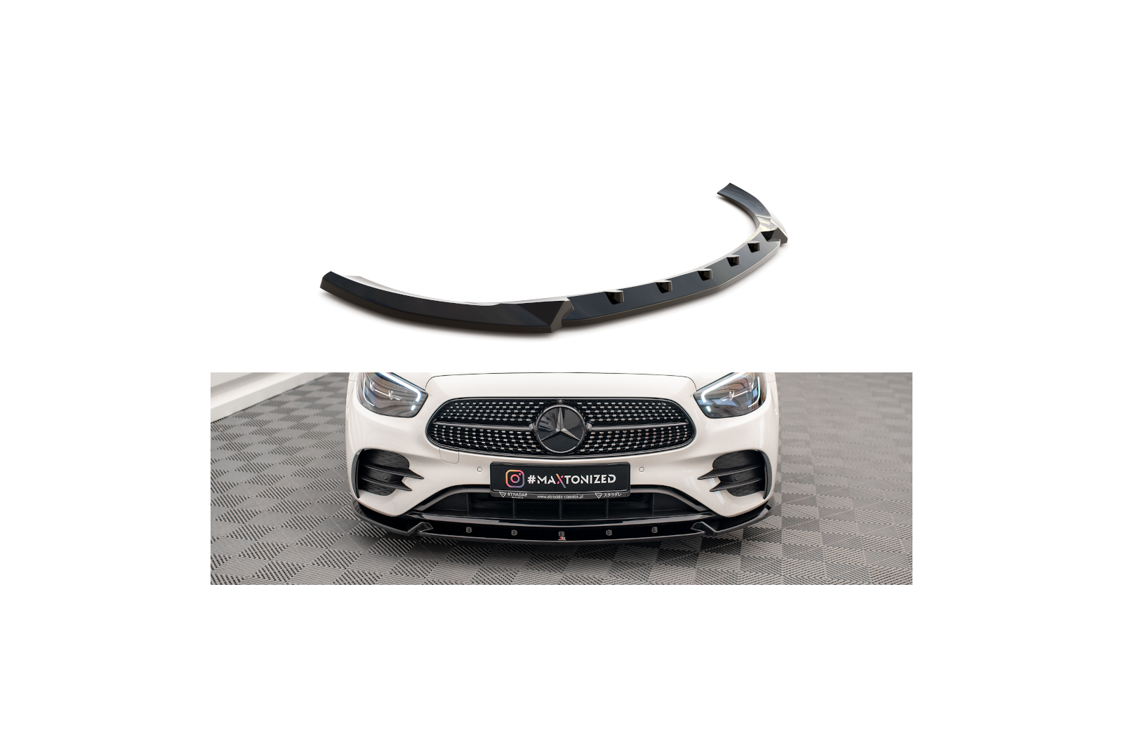 Splitter Przedni V.2 Mercedes-Benz E AMG-Line W213 Facelift