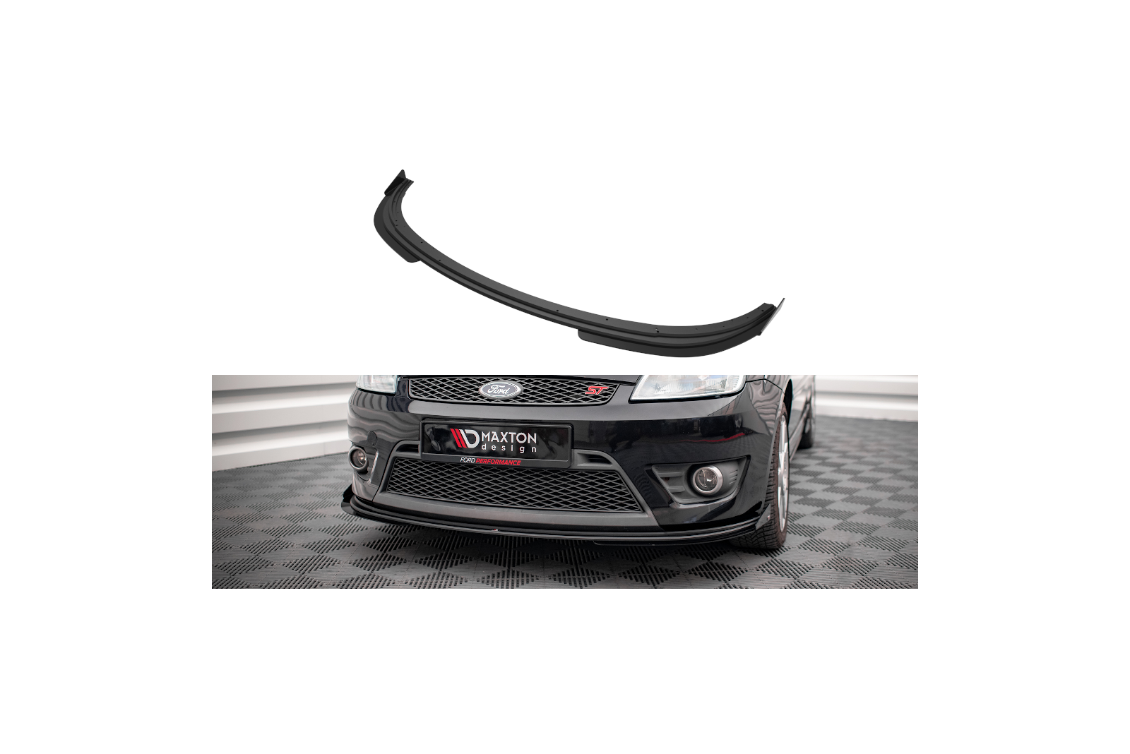 Splitter Przedni Street Pro V.1  + Flaps Ford Fiesta ST Mk6