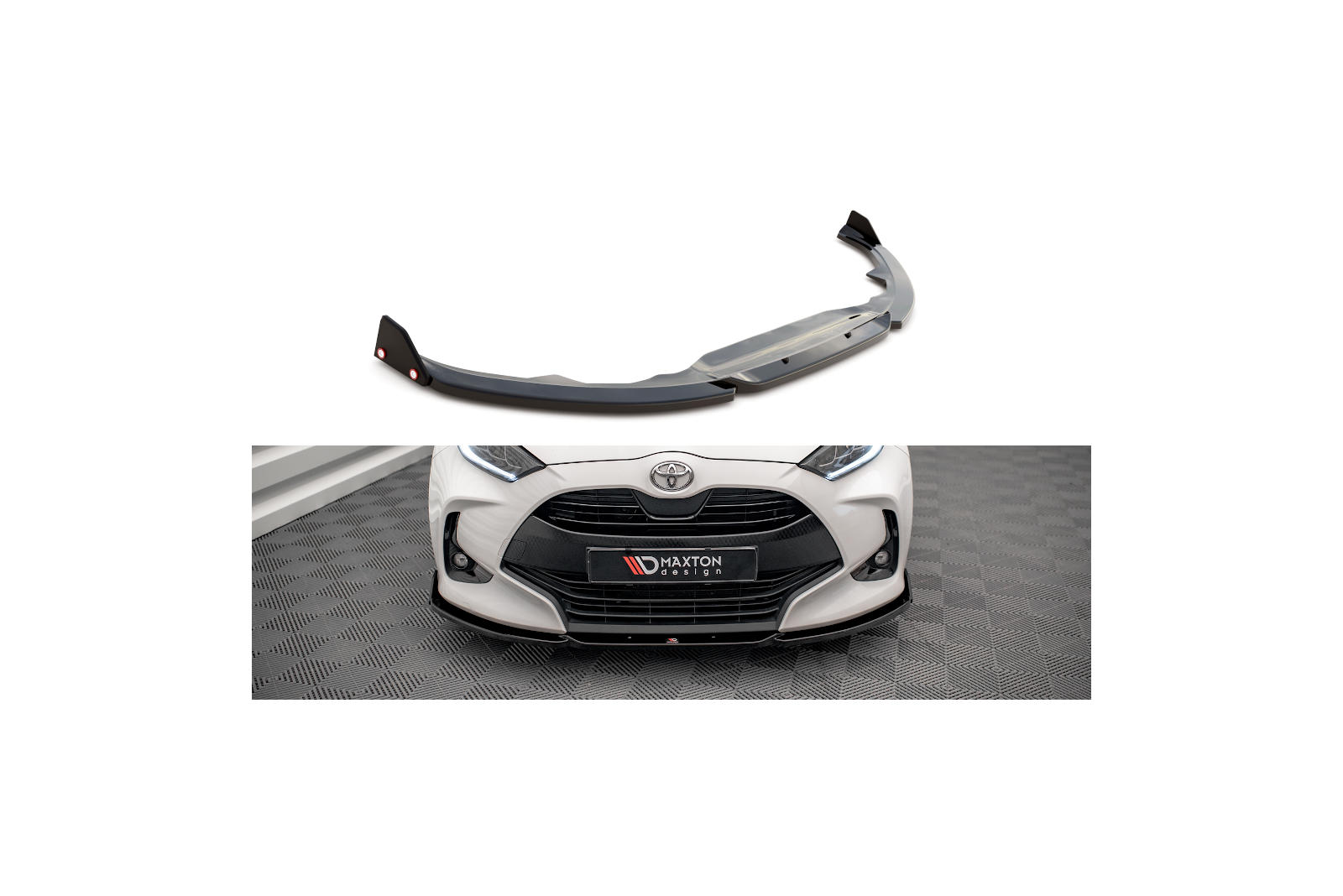 Splitter Przedni V.1 + Flaps Toyota Yaris Mk4