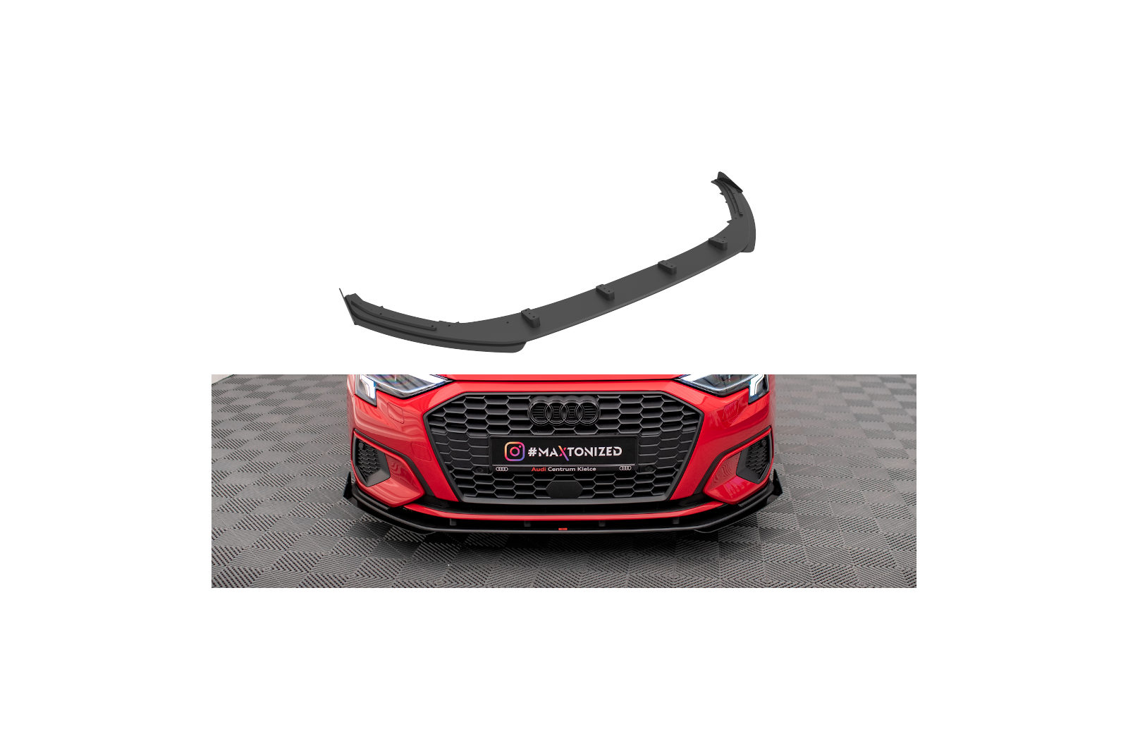 Splitter Przedni Street Pro + Flaps Audi A3 8Y