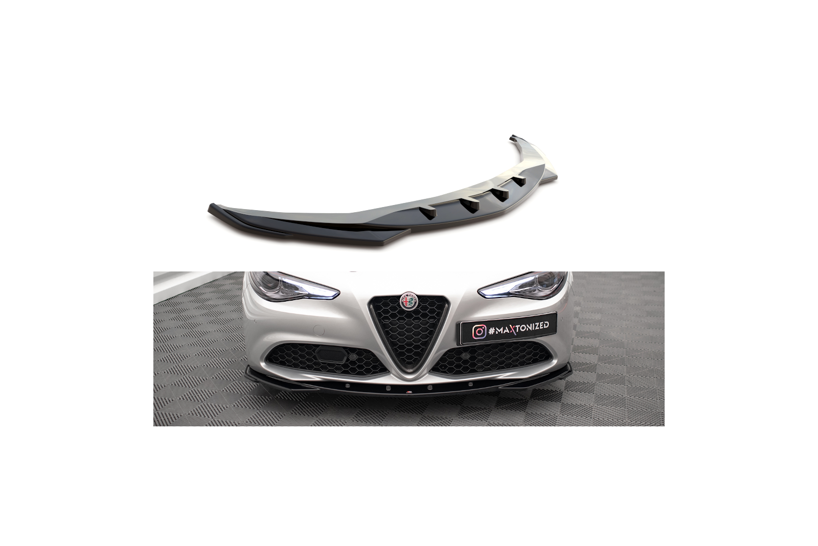 Splitter Przedni V.2 Alfa Romeo Giulia Sport