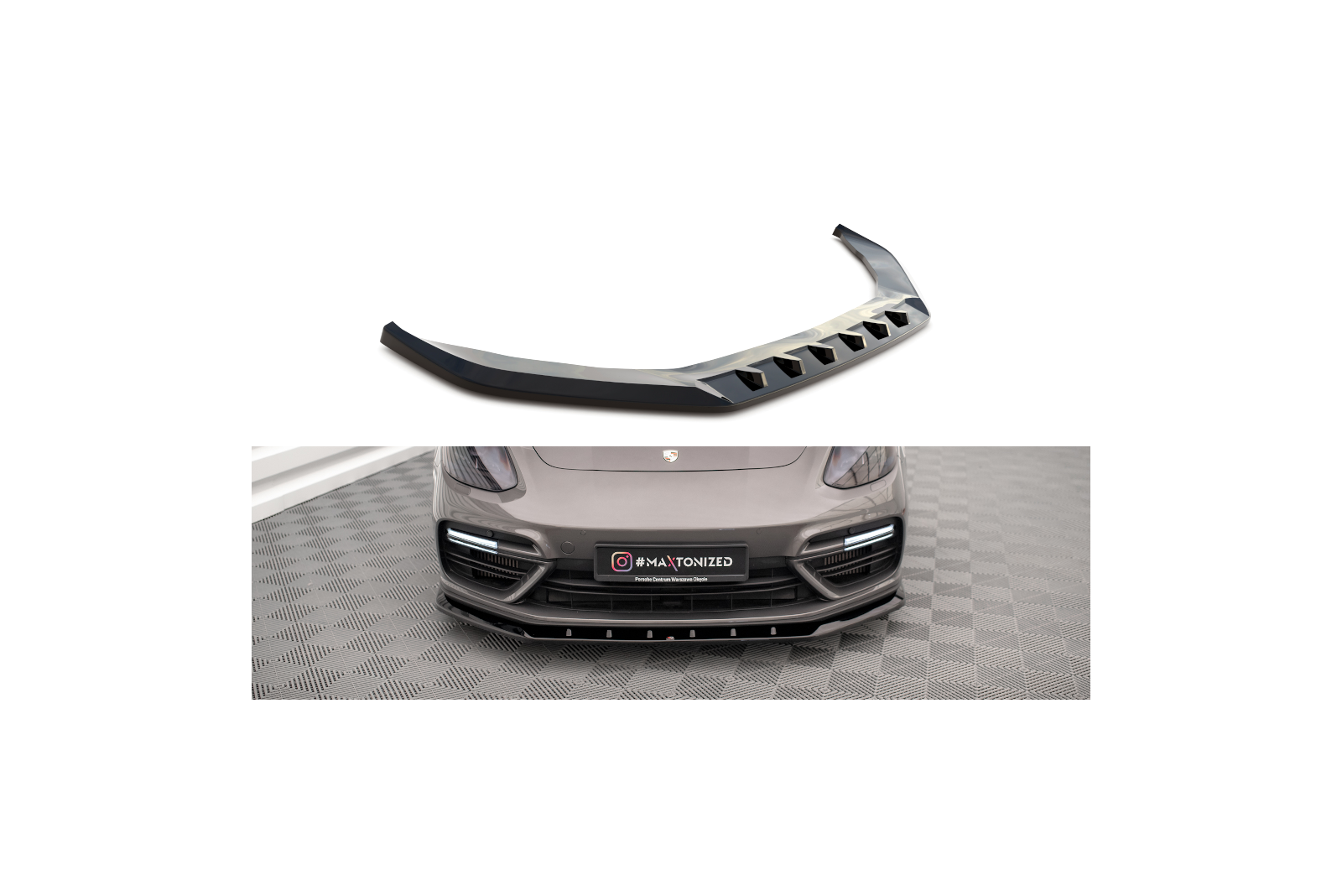 Splitter Przedni V.1 Porsche Panamera E-Hybrid 971