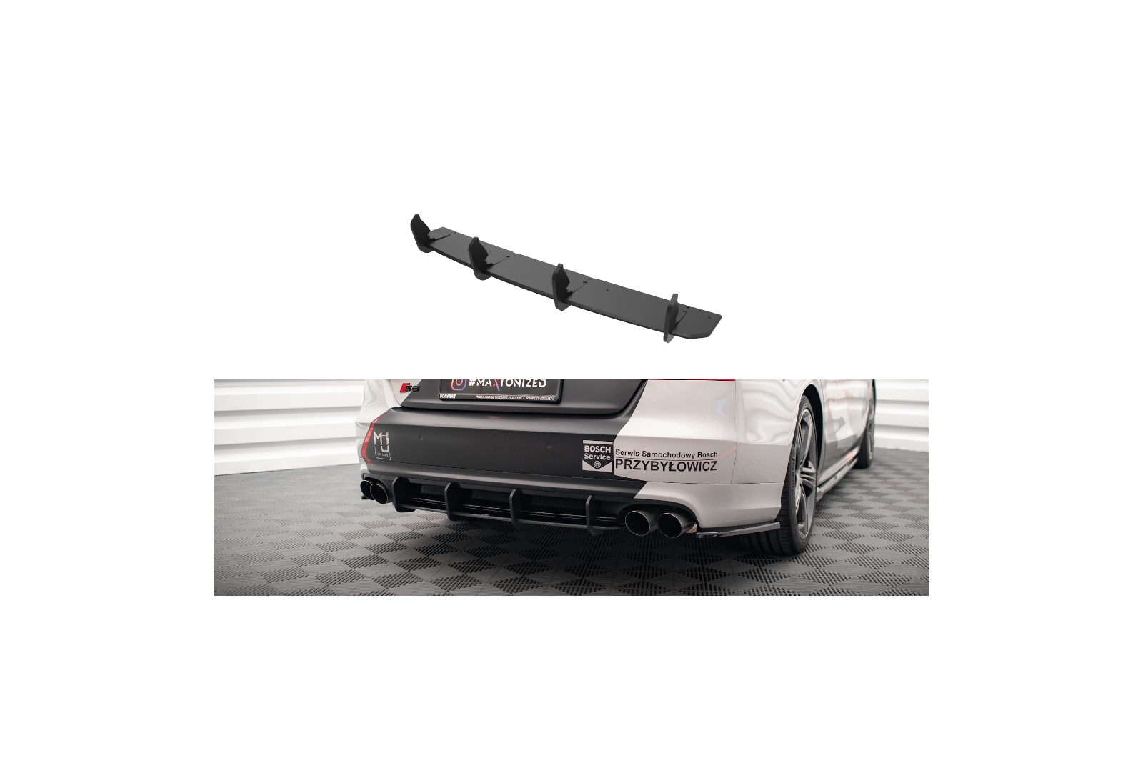 Dyfuzor Tylny Street Pro Audi S8 D4