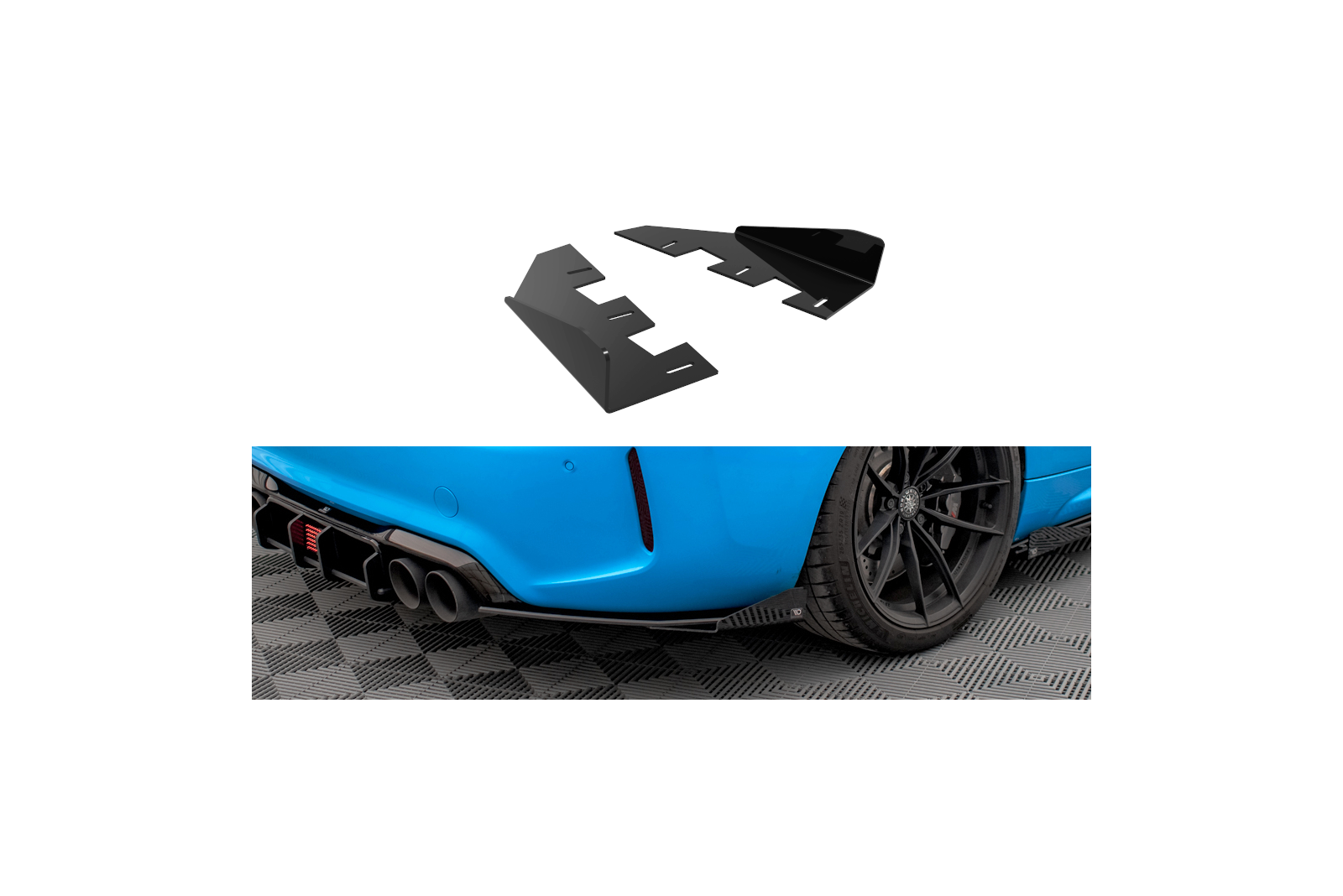 Rear Side Flaps BMW M2 F87