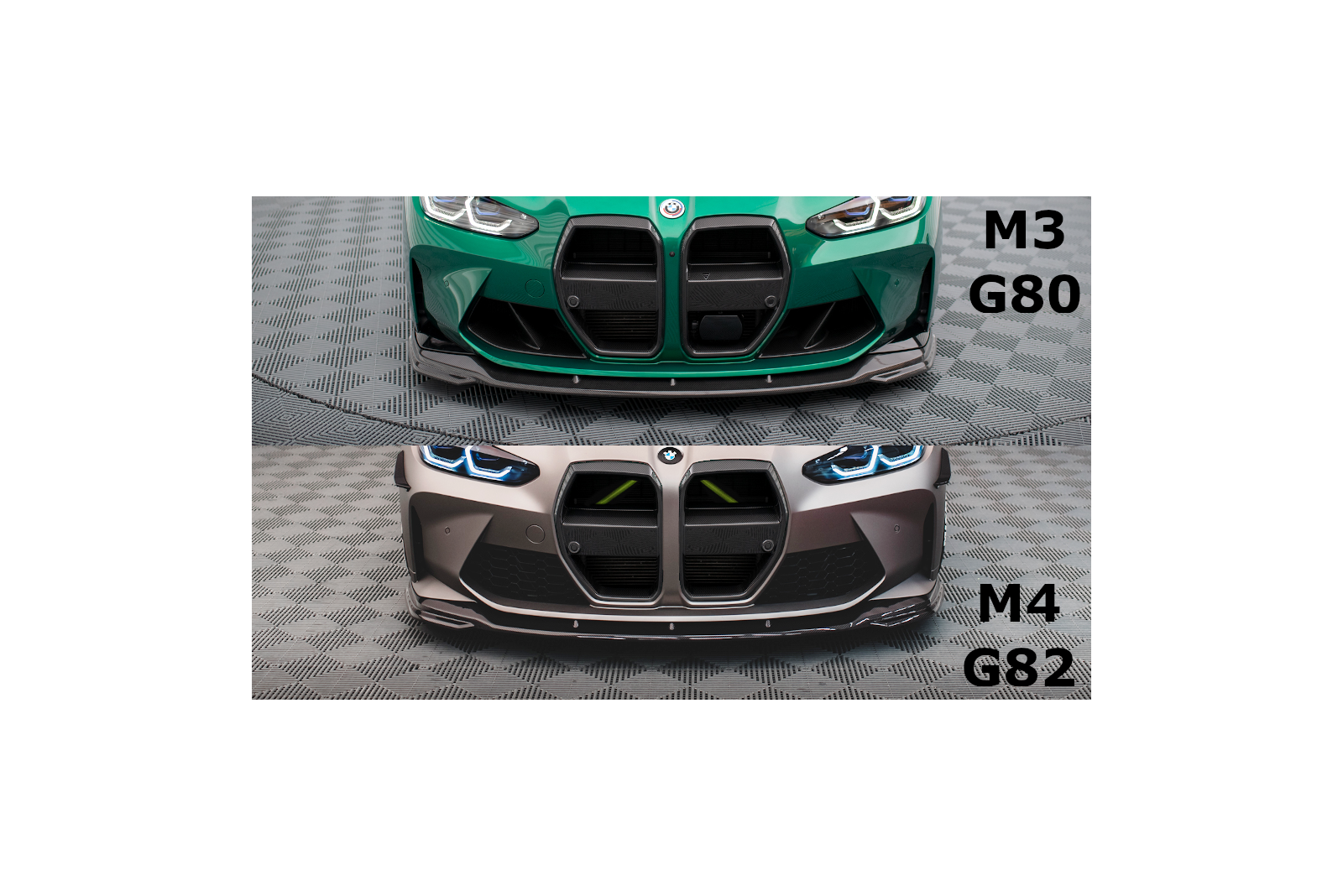 Karbonowy Splitter Przedni V.2 BMW M4 G82 