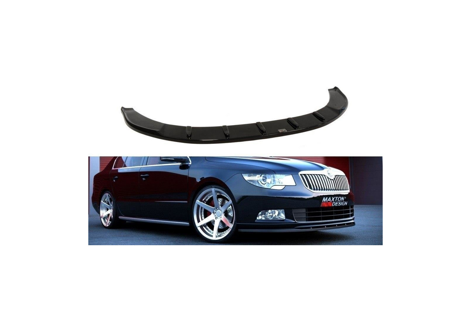 Splitter Przedni Skoda Superb Mk2 (Do Zderzaka Przedniego Sport Spoiler)