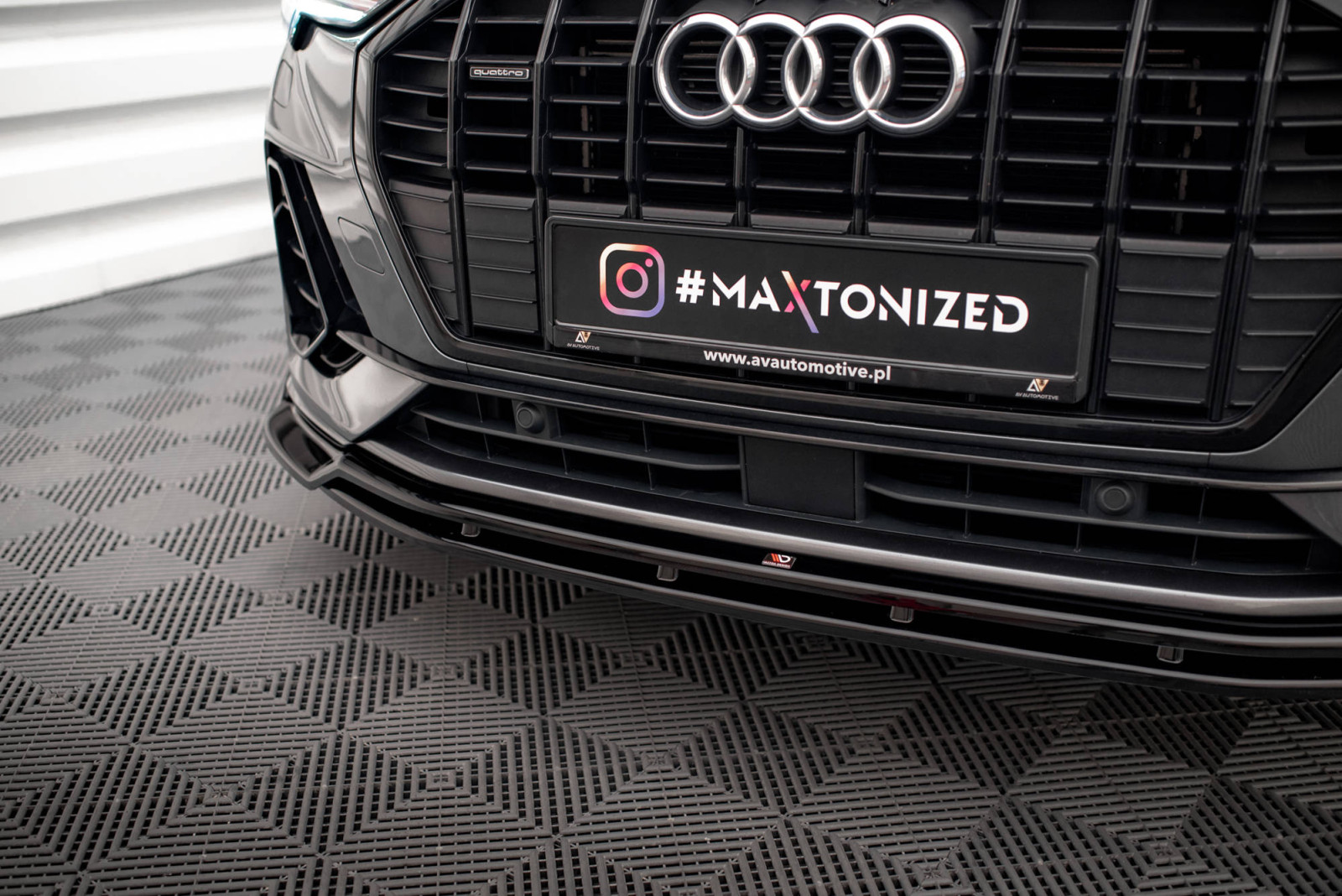 Splitter Przedni V.2 Audi Q3 S-Line F3