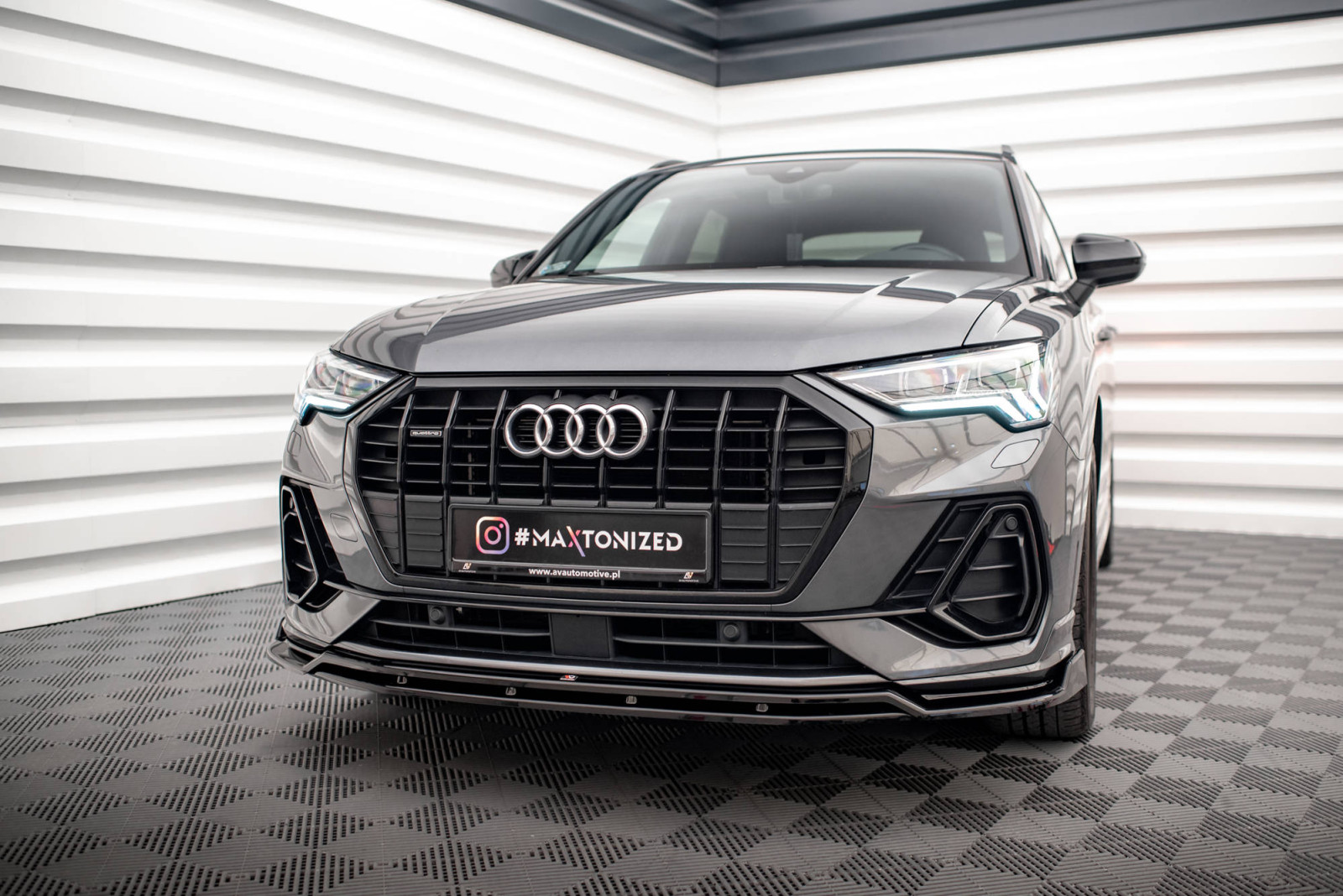 Splitter Przedni V.2 Audi Q3 S-Line F3