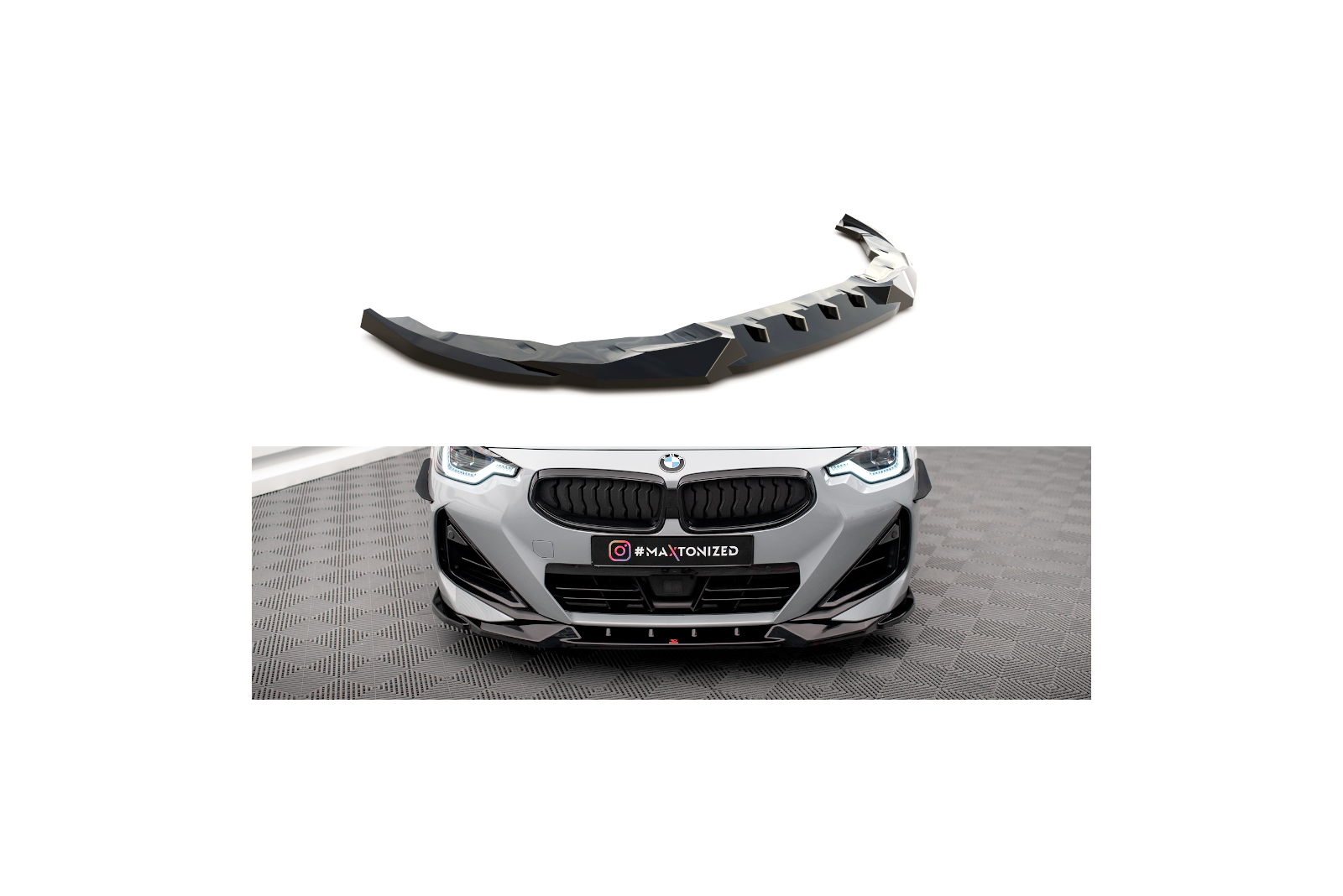 Splitter Przedni V.2 BMW 2 Coupe M-Pack / M240i G42