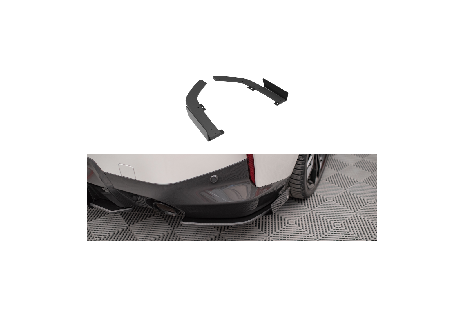 Splittery Tylne Boczne Street Pro + Flaps BMW 2 Coupe M-Pack G42