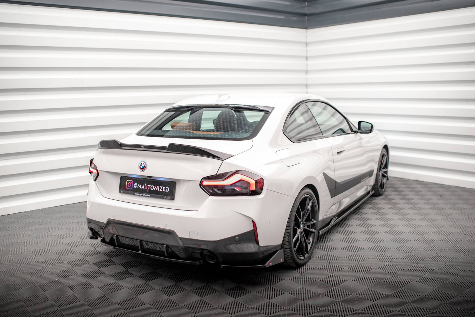 Splittery Tylne Boczne V.2 + Flaps BMW 2 Coupe M-Pack G42