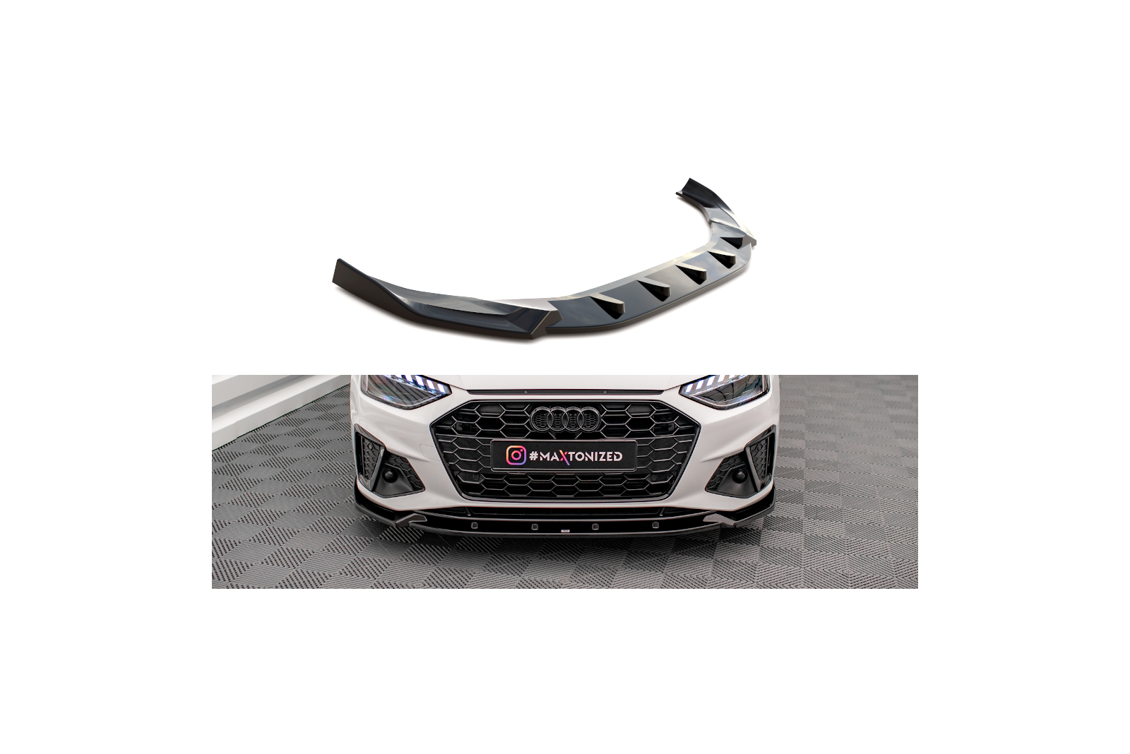 Splitter Przedni V.1 Audi A4 S-Line / S4 B9 Facelift