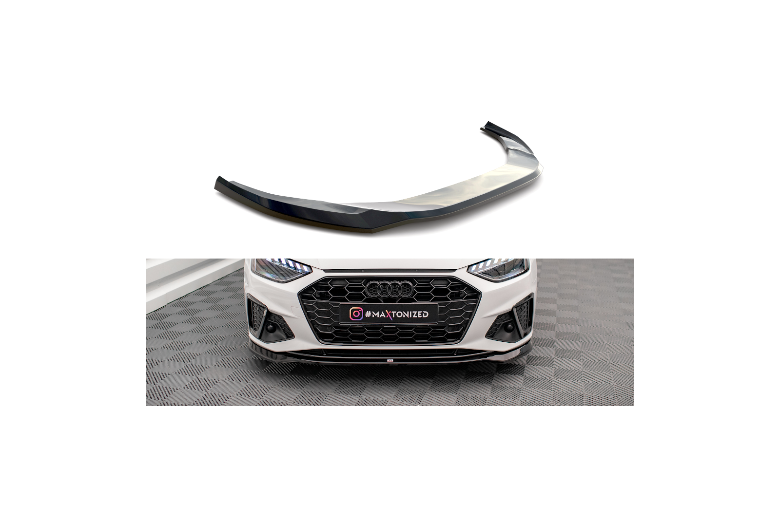 Splitter Przedni V.2 Audi A4 S-Line / S4 B9 Facelift